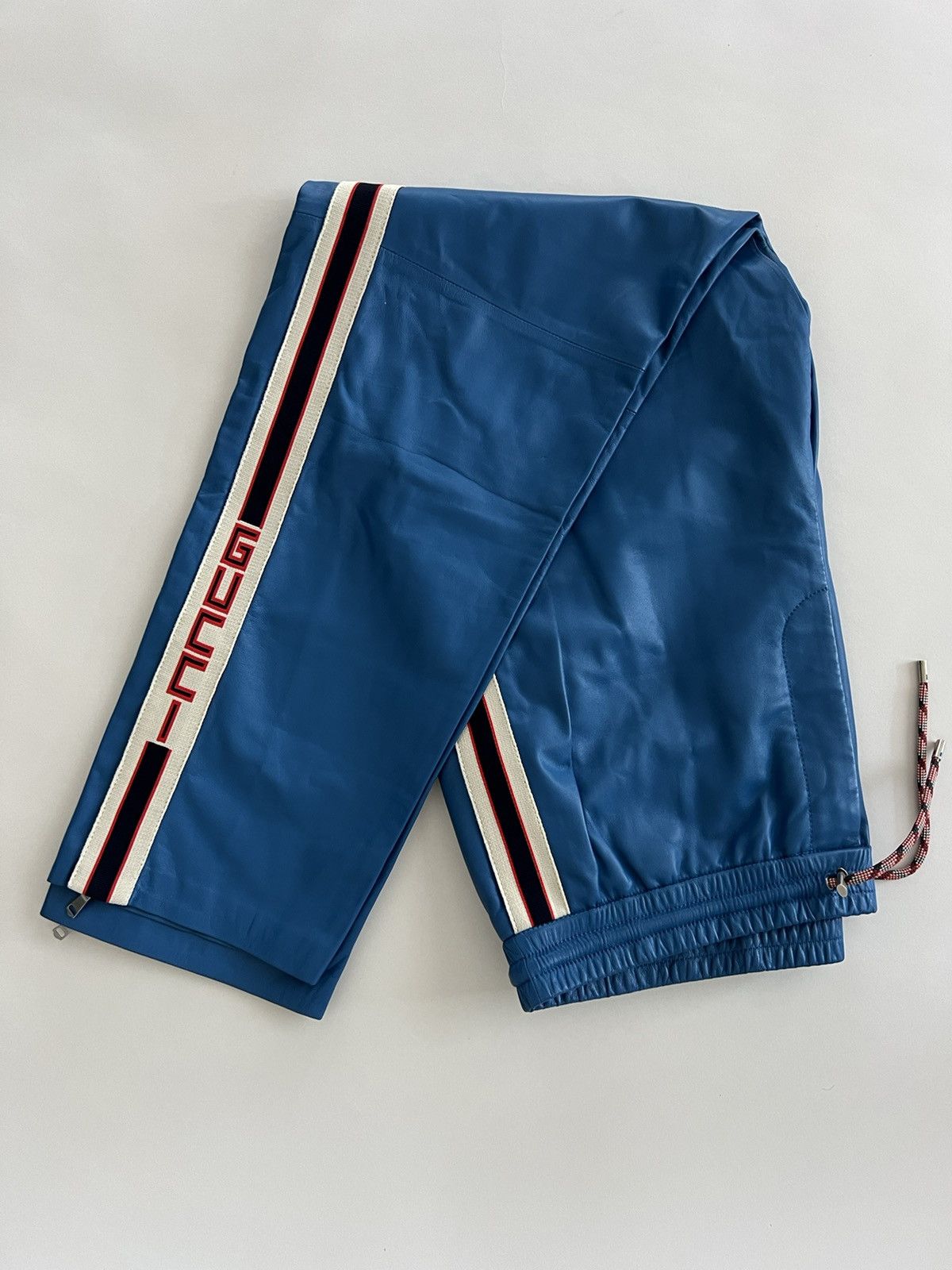 Gucci $3.3k Gucci Leather Jogging Pant Size US 32 / EU 48 - 6 Thumbnail