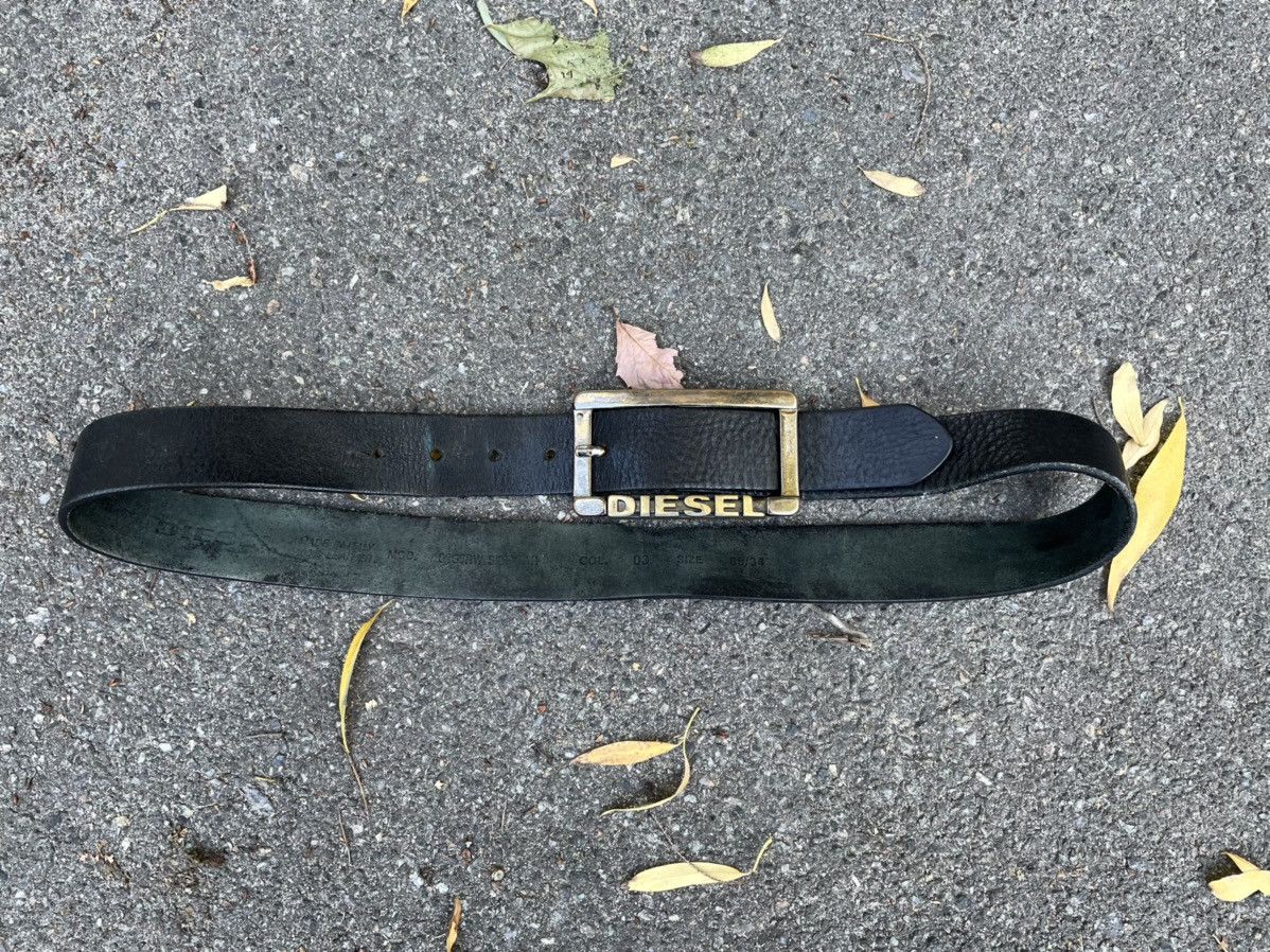 Diesel × Seditionaries Diesel Vintage Y2K Seditionaries Leather Belt Made in Italy Size ONE SIZE - 2 Thumbnail