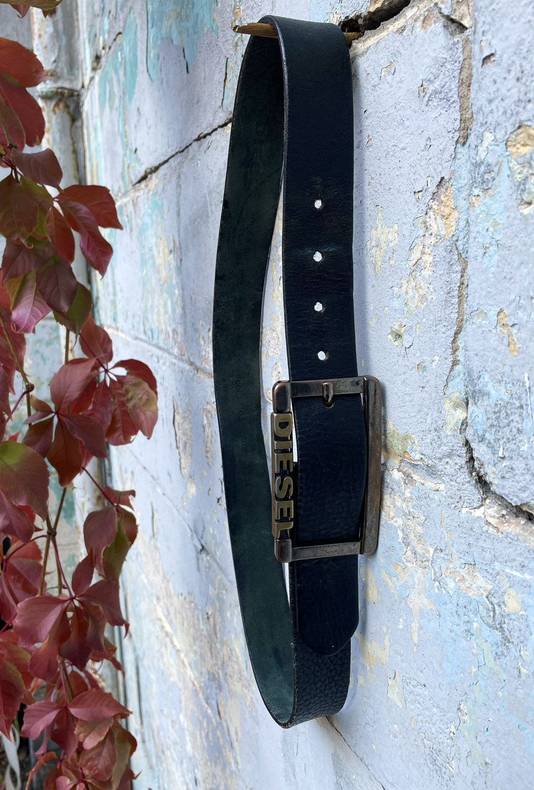 Diesel × Seditionaries Diesel Vintage Y2K Seditionaries Leather Belt Made in Italy Size ONE SIZE - 1 Thumbnail