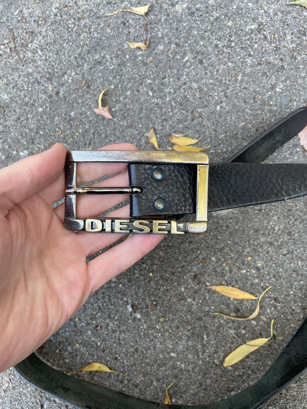 Diesel × Seditionaries Diesel Vintage Y2K Seditionaries Leather Belt Made in Italy Size ONE SIZE - 4 Thumbnail
