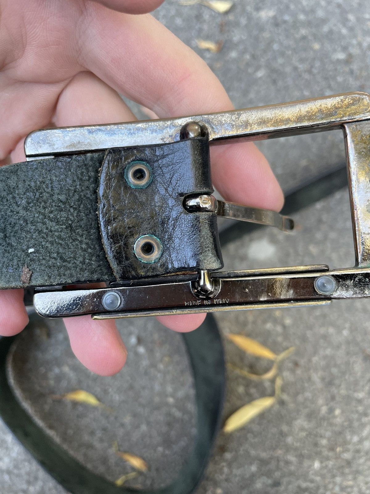 Diesel × Seditionaries Diesel Vintage Y2K Seditionaries Leather Belt Made in Italy Size ONE SIZE - 5 Thumbnail