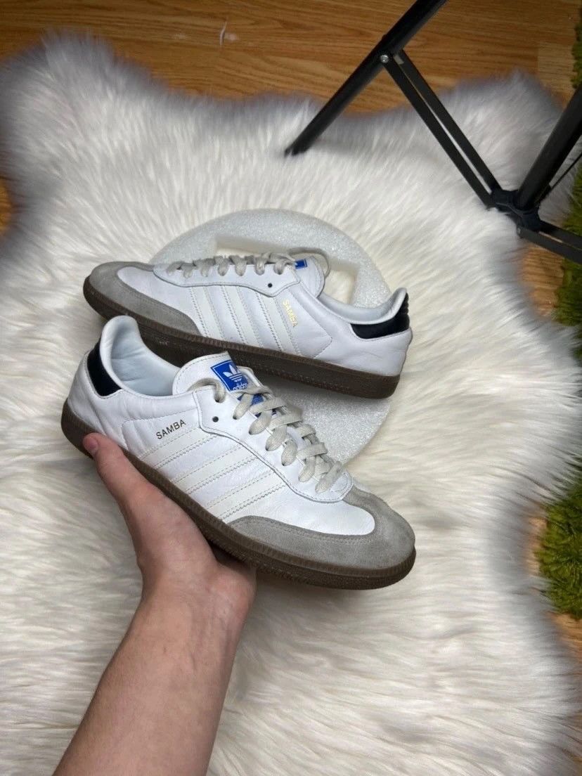 Adidas Streetwear Vintage Vintage Adidas Samba White Sneakers Grailed