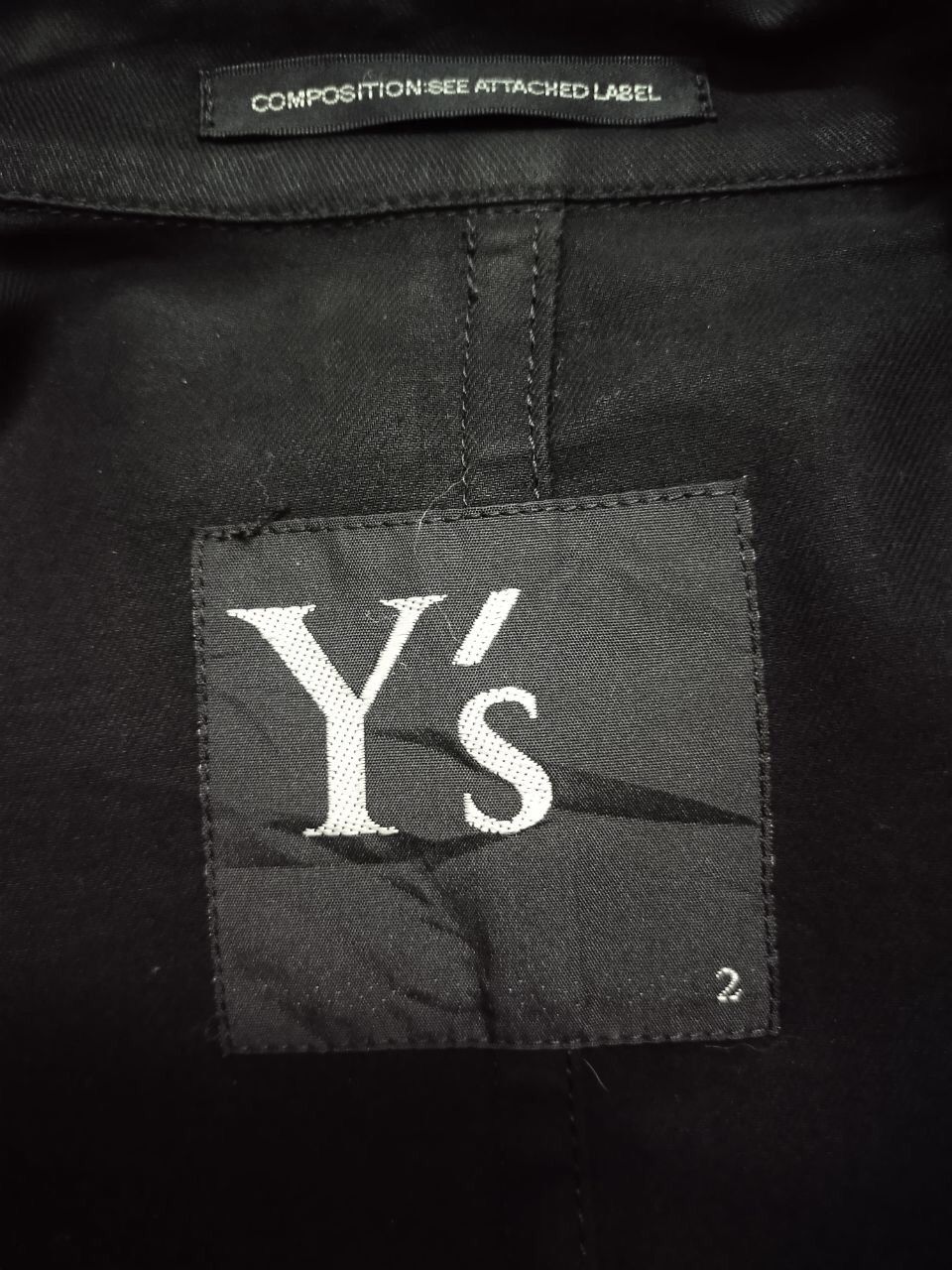 Y's × Yohji Yamamoto Yohji Yamamoto Y’s For Men Jacket Size US S / EU 44-46 / 1 - 3 Thumbnail
