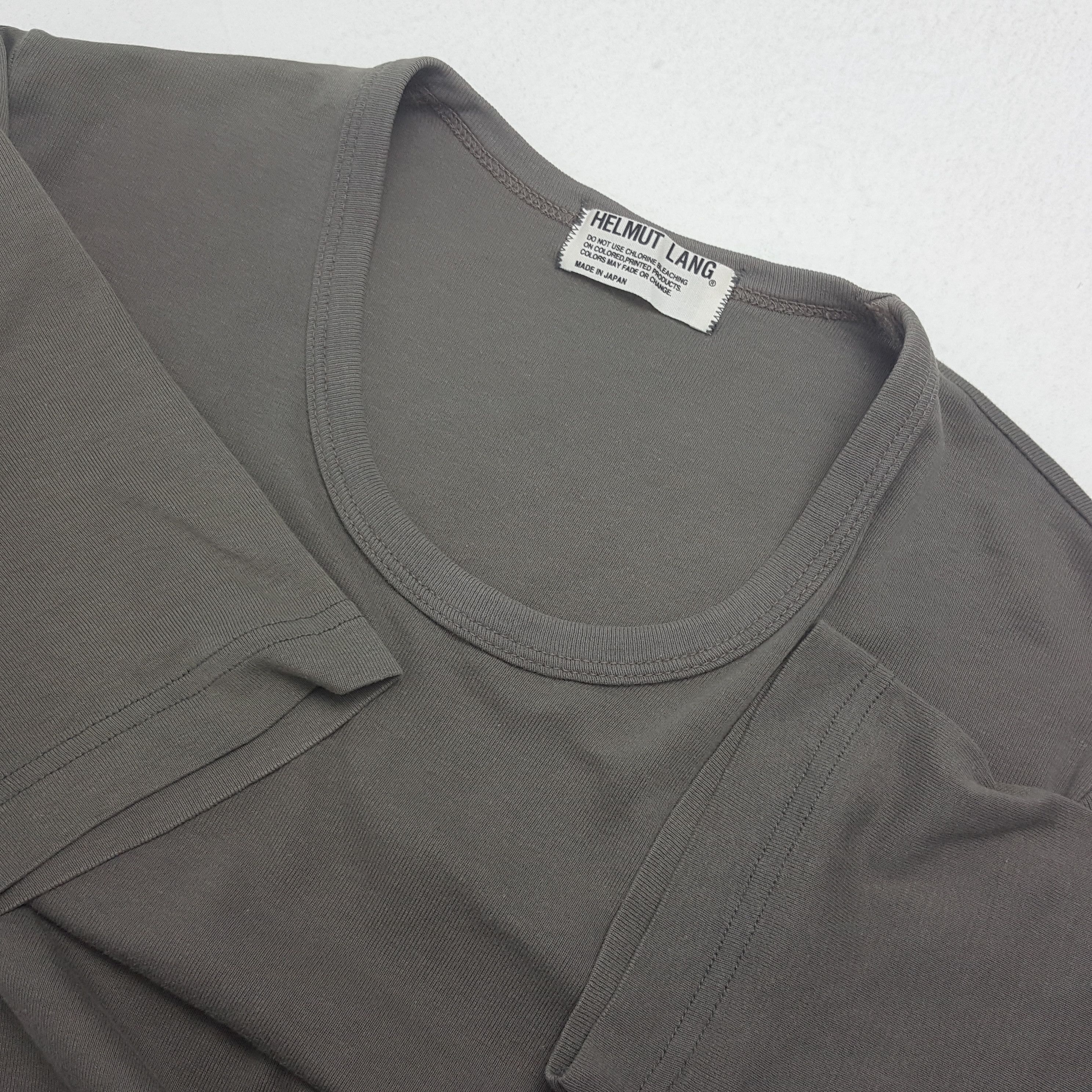 Helmut Lang × Japanese Brand × Vintage Vintage HELMUT LANG Italian Brand T-Shirt Made Japan Size S / US 4 / IT 40 - 5 Thumbnail