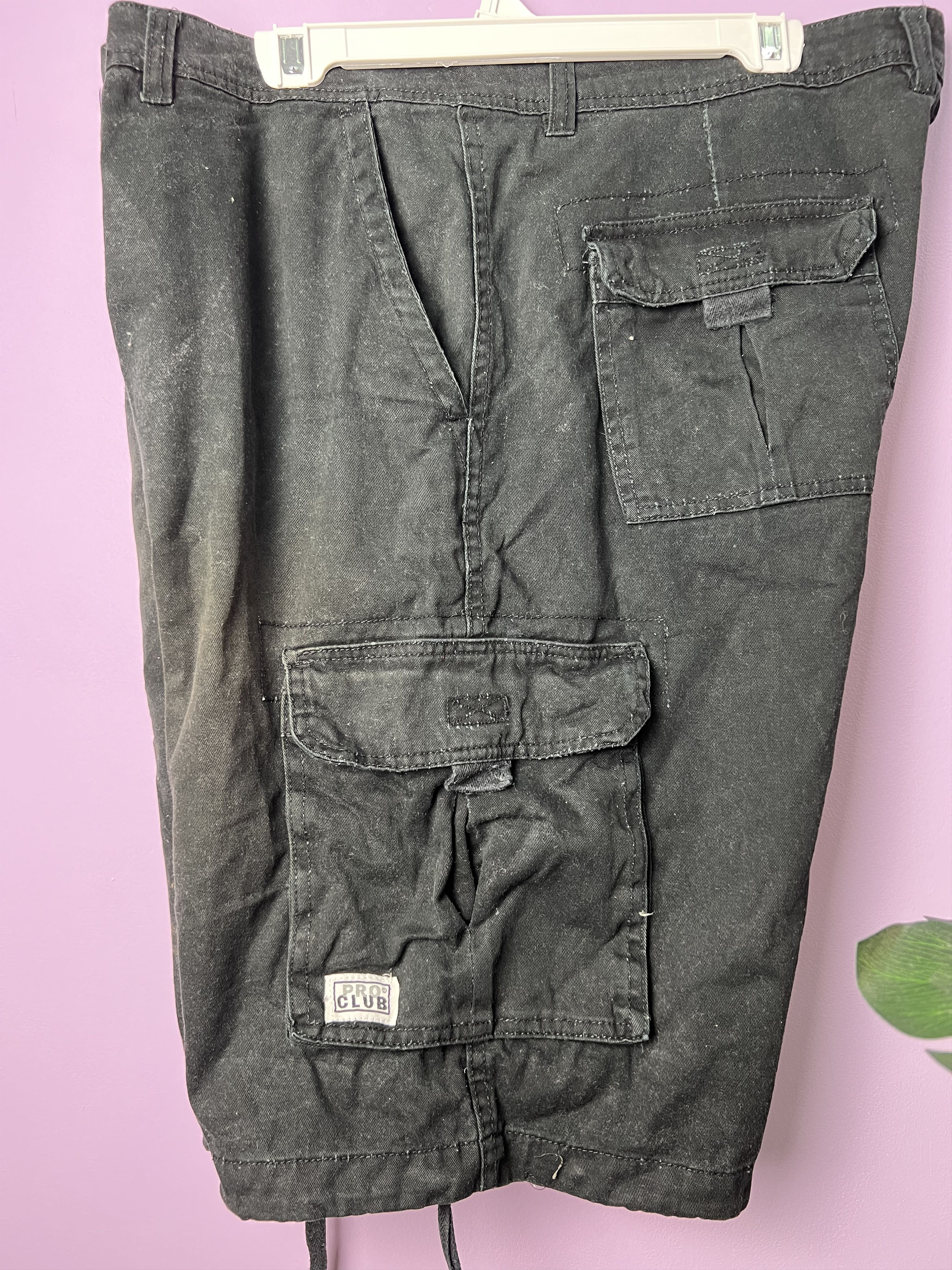 Japanese Brand 🔥Black Pro Club Cargo Pants Size US 41 - 17 Thumbnail