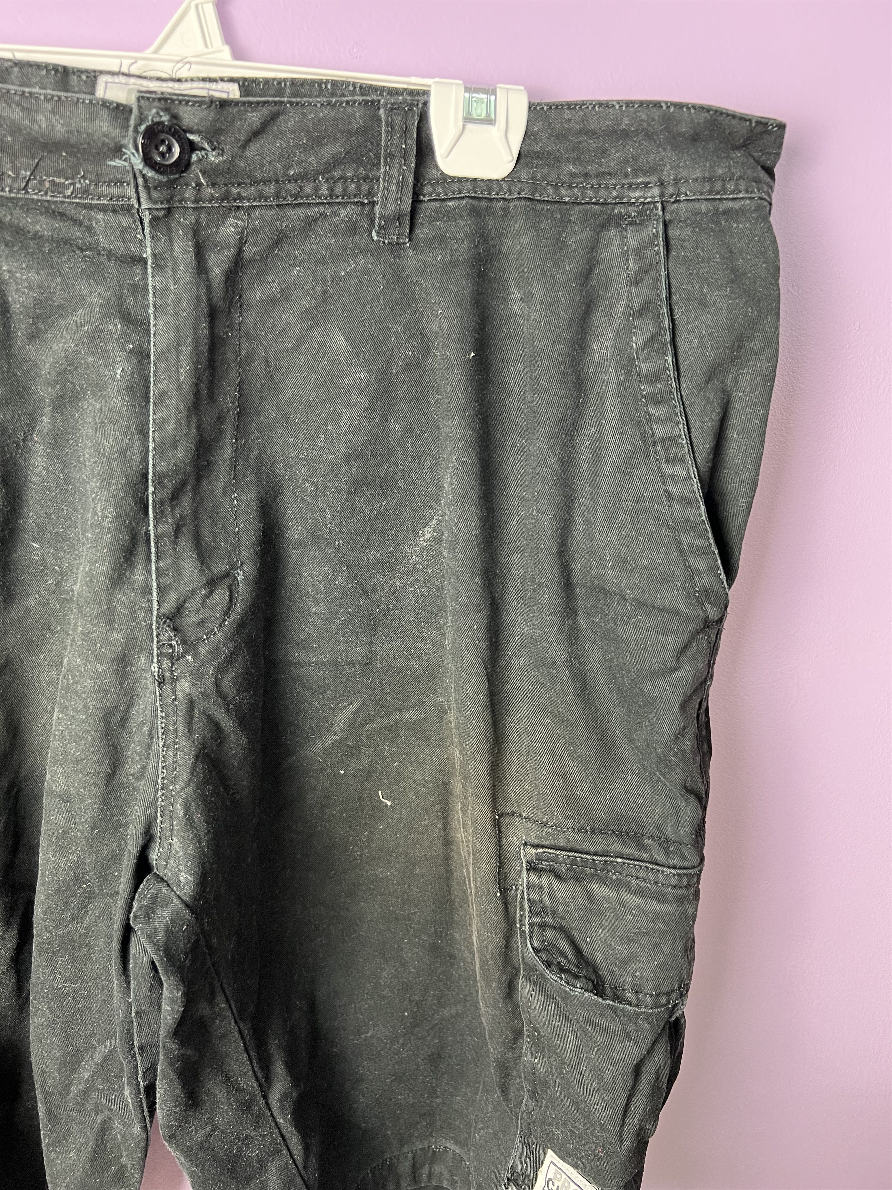 Japanese Brand 🔥Black Pro Club Cargo Pants Size US 41 - 14 Thumbnail