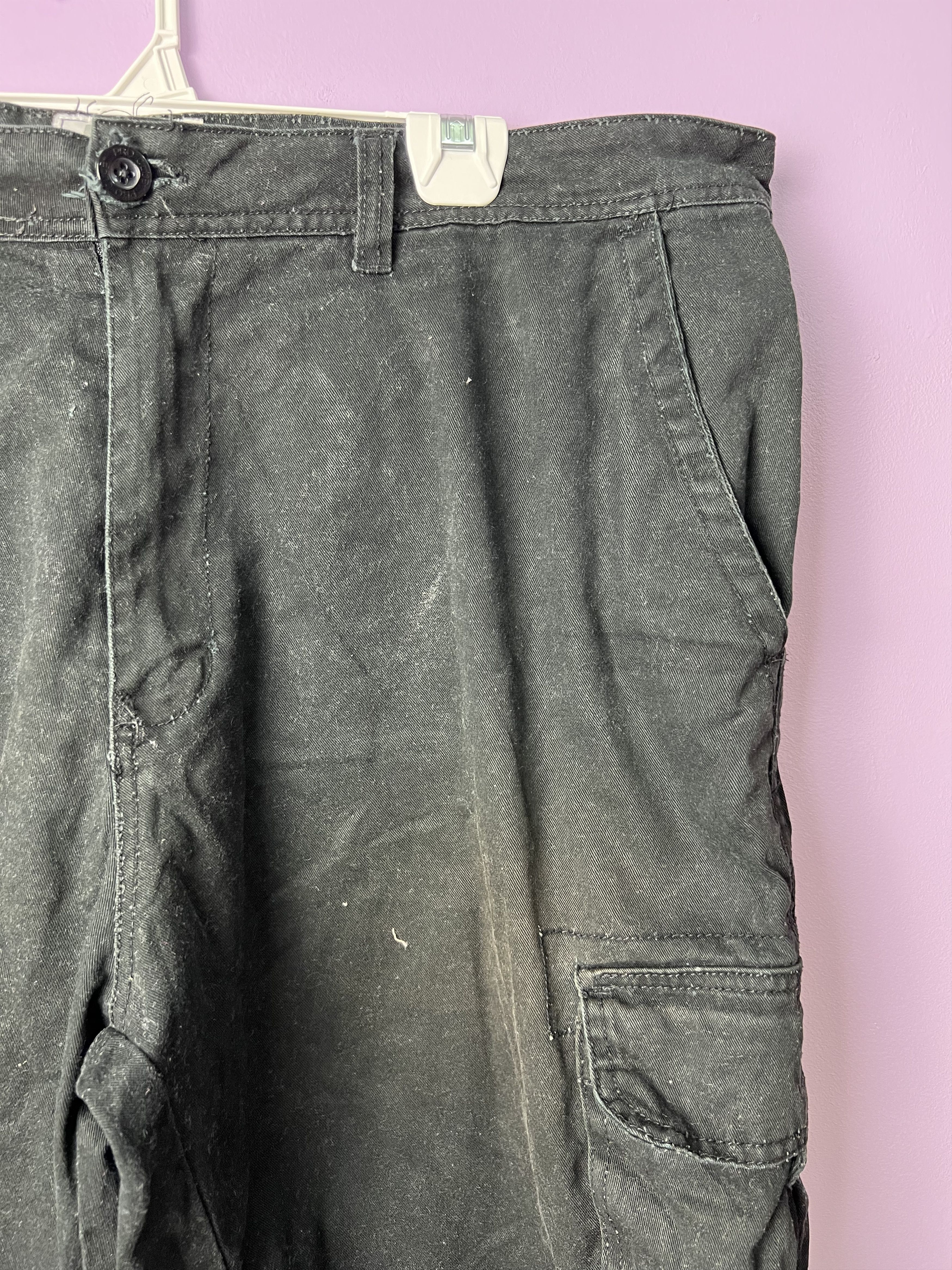 Japanese Brand 🔥Black Pro Club Cargo Pants Size US 41 - 8 Thumbnail