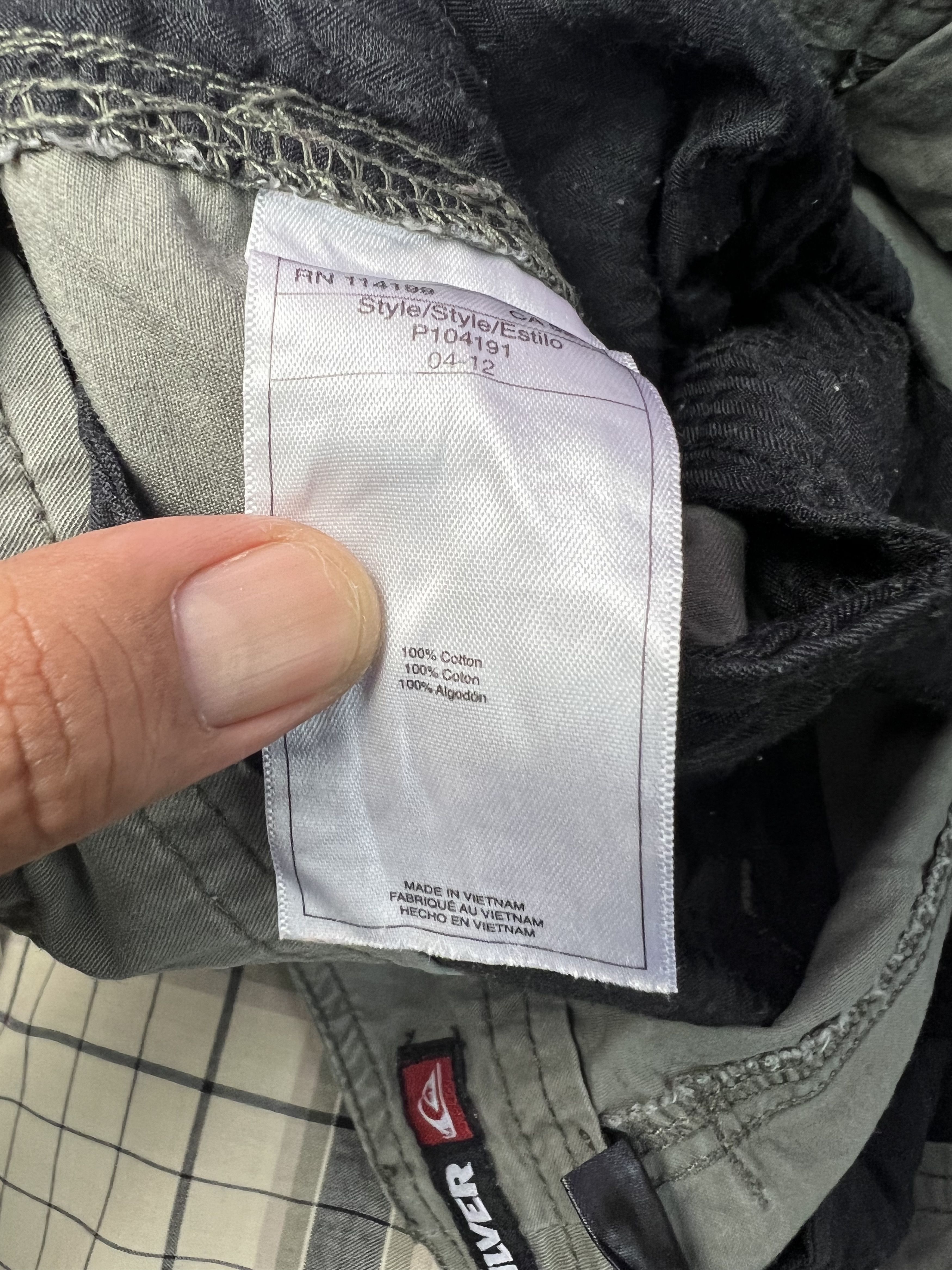 Quiksilver 🔥Quiksilver Cargo Pants Size US 35 - 18 Thumbnail
