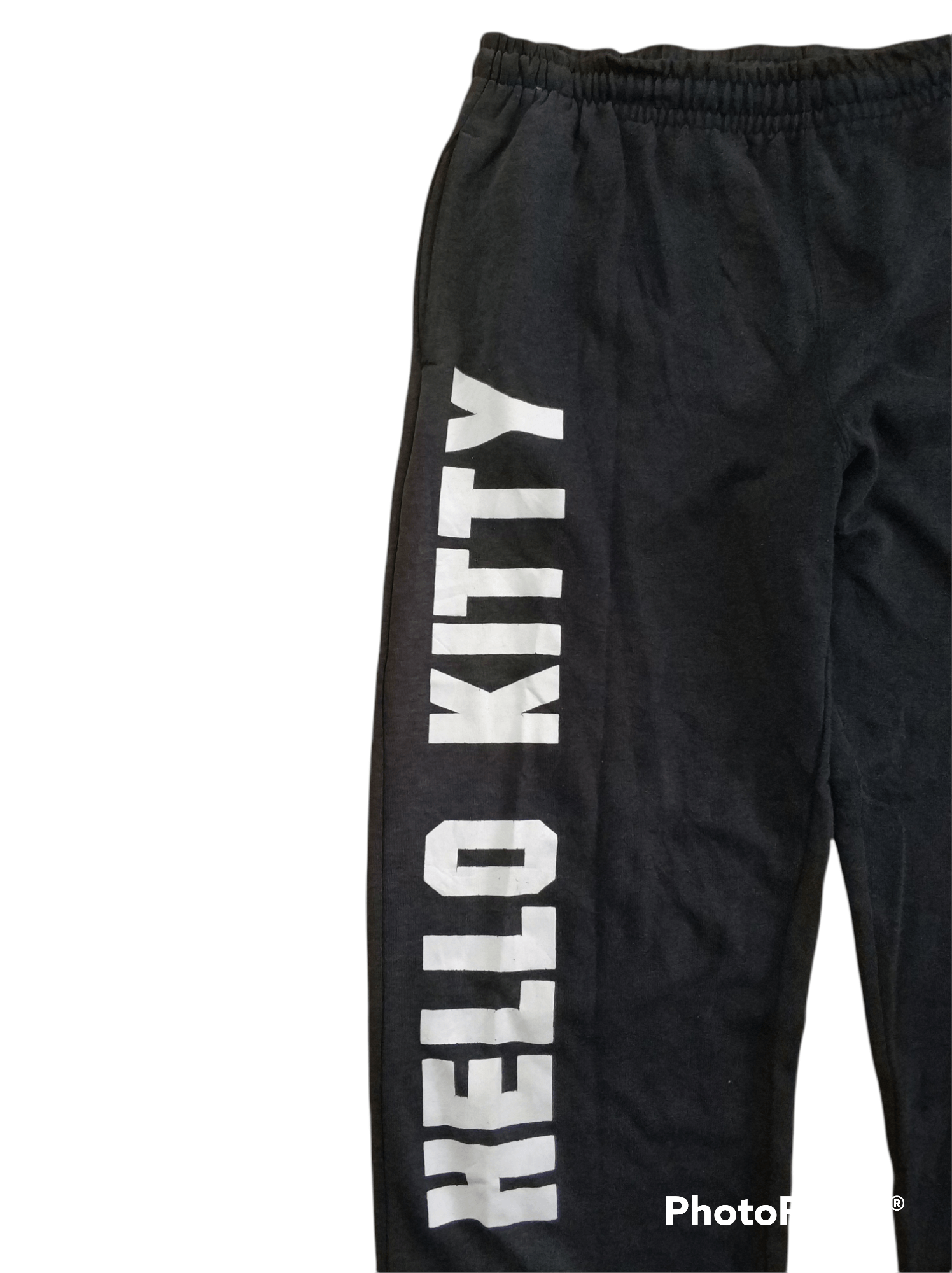 Anime 🔥Vintage Sun Faded Hello Kitty Sweatpants Jogger Size US 33 - 3 Thumbnail