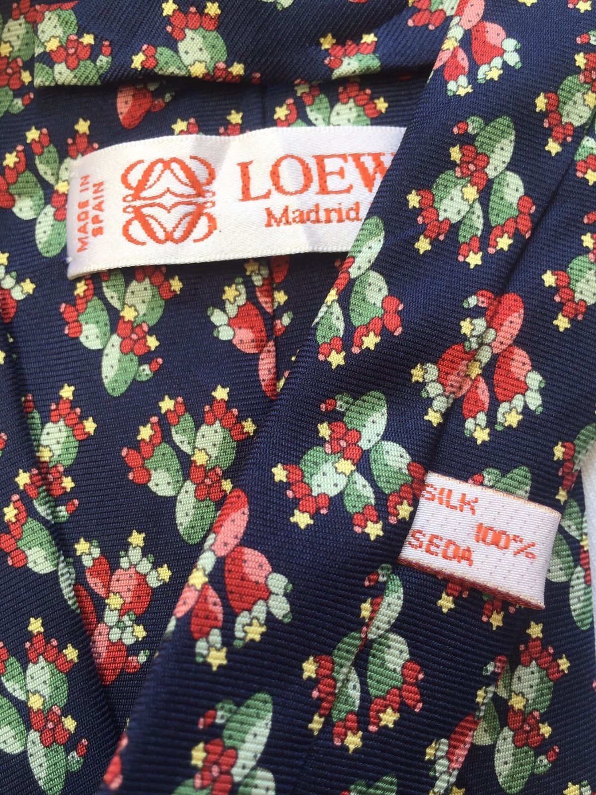 Loewe LOEWE MADRID 1846 SPAIN 100% SILK CACTUS TIES Size ONE SIZE - 5 Thumbnail