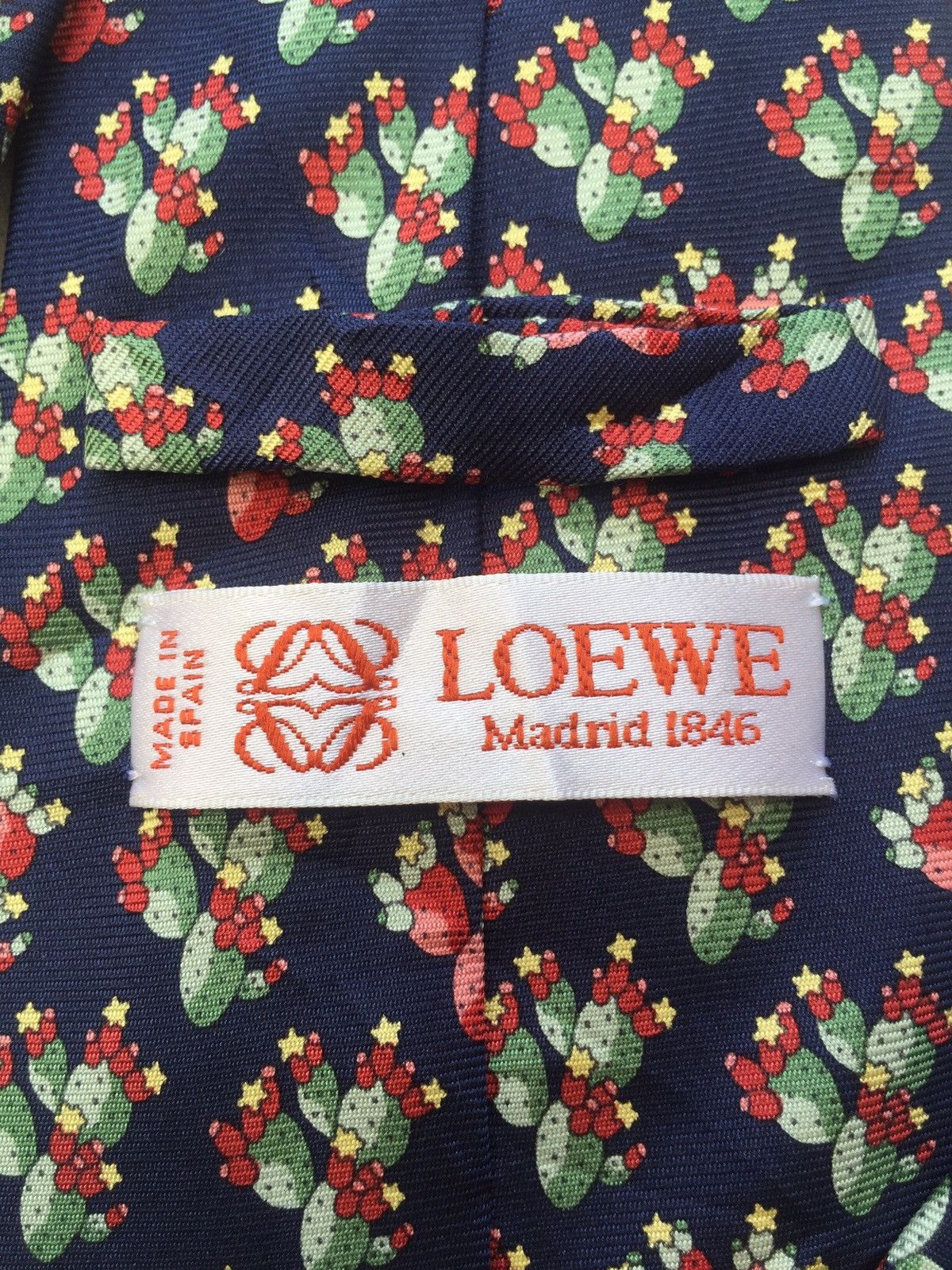 Loewe LOEWE MADRID 1846 SPAIN 100% SILK CACTUS TIES Size ONE SIZE - 6 Thumbnail