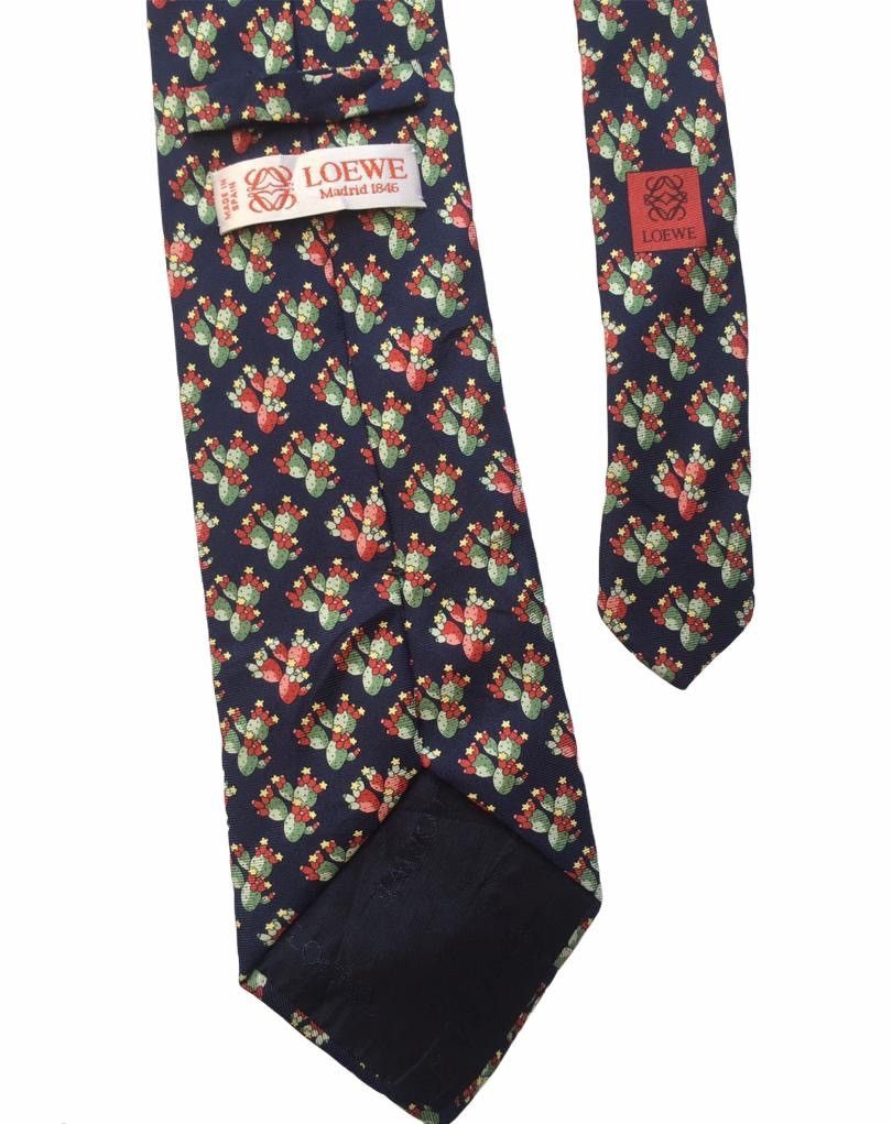 Loewe LOEWE MADRID 1846 SPAIN 100% SILK CACTUS TIES Size ONE SIZE - 3 Thumbnail