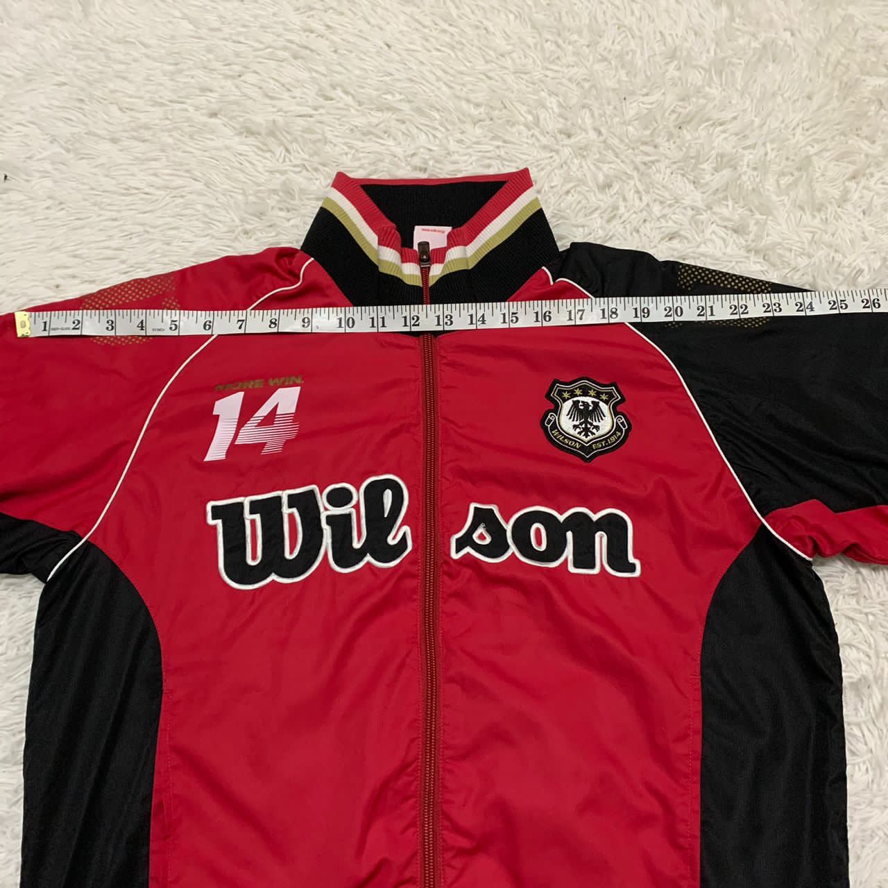 Japanese Brand Wilson big logo japan jacket Size US M / EU 48-50 / 2 - 5 Thumbnail