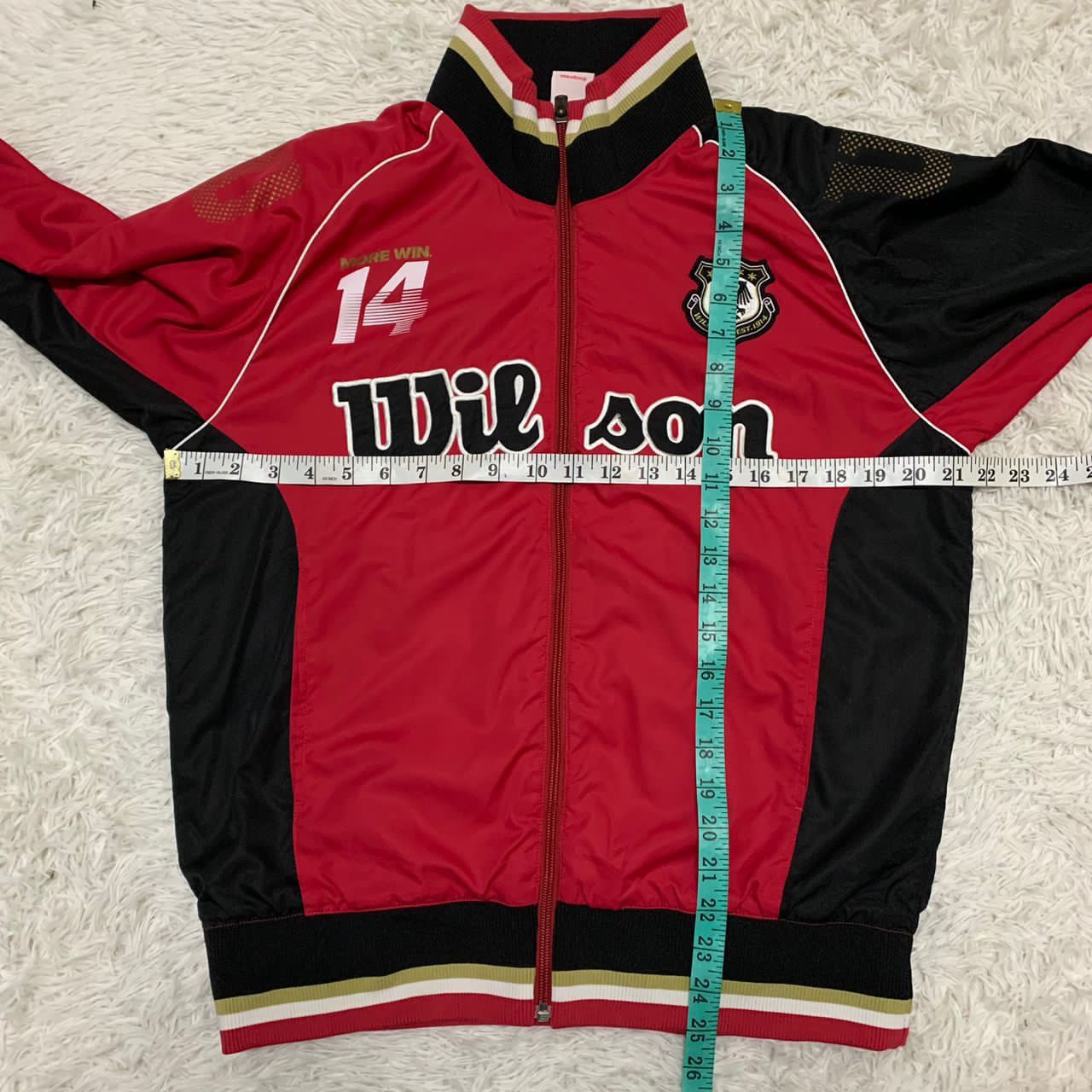 Japanese Brand Wilson big logo japan jacket Size US M / EU 48-50 / 2 - 4 Thumbnail