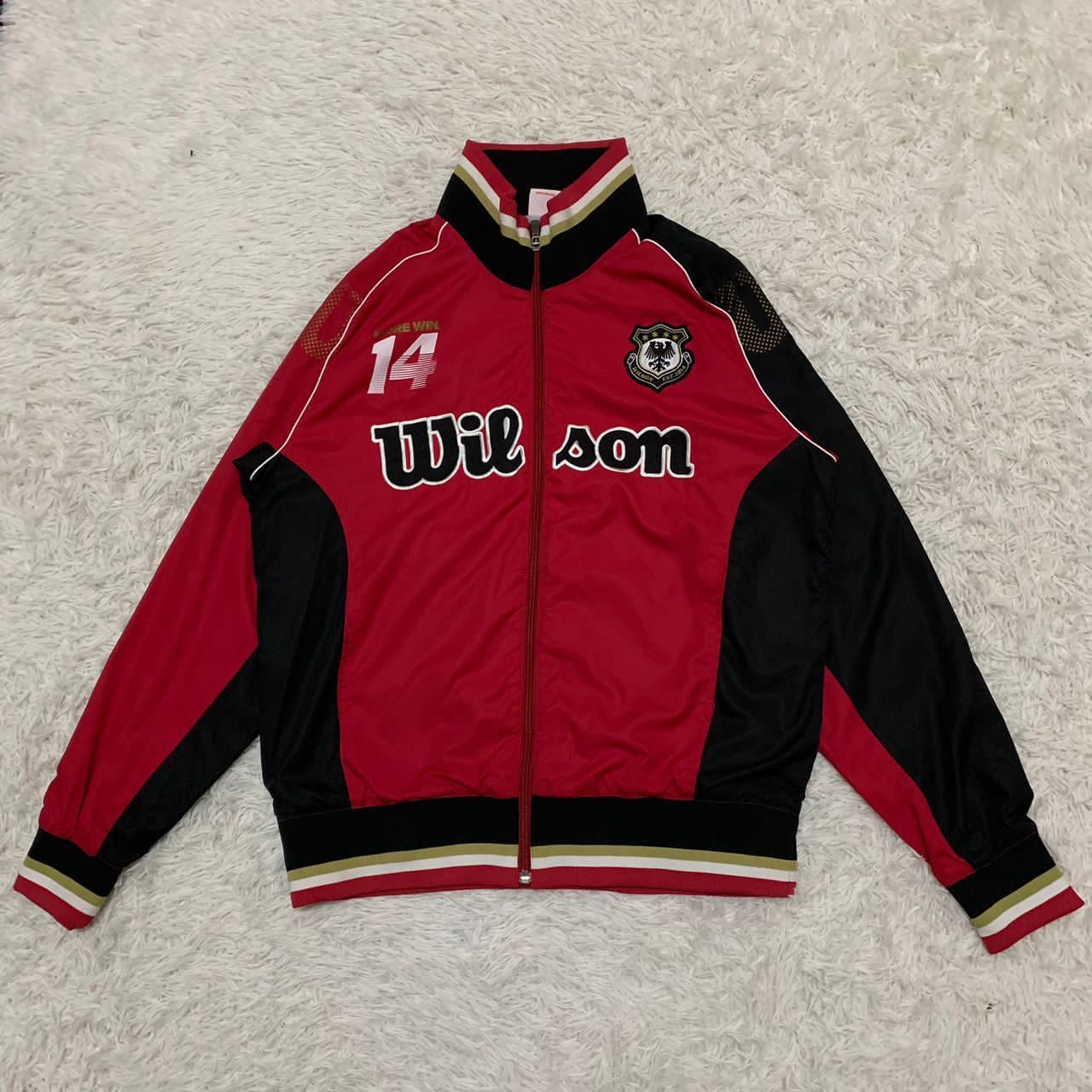Japanese Brand Wilson big logo japan jacket Size US M / EU 48-50 / 2 - 10 Thumbnail