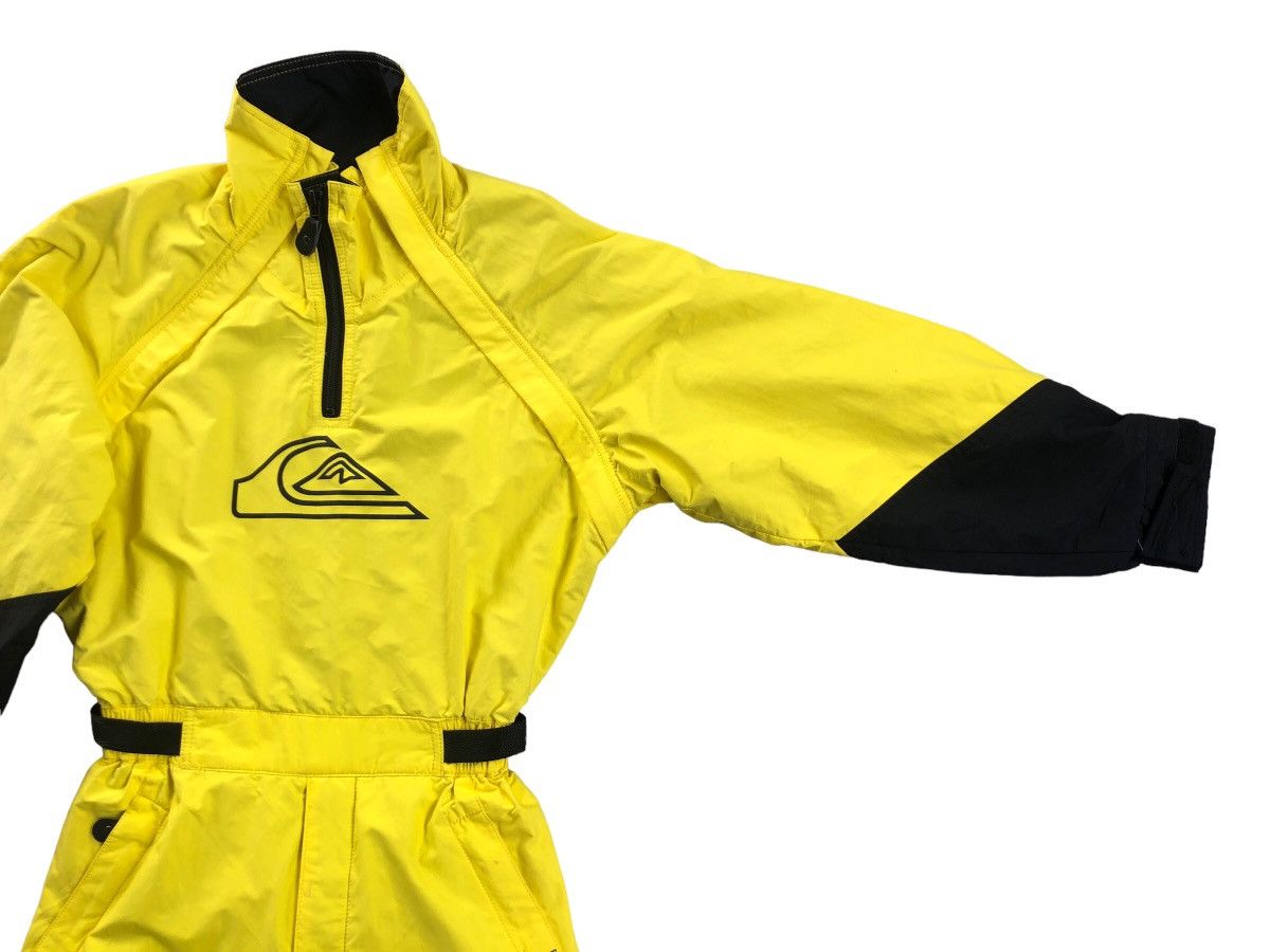 Quicksilver × Vintage Vintage Quicksilver Yellow Jumpsuit Overall Size US 28 / EU 44 - 2 Thumbnail