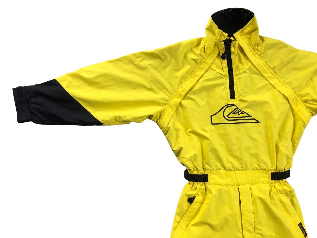 Quicksilver × Vintage Vintage Quicksilver Yellow Jumpsuit Overall Size US 28 / EU 44 - 3 Thumbnail