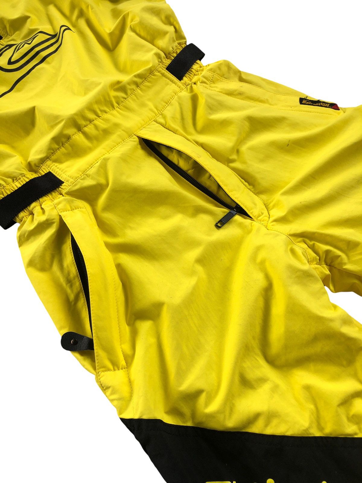 Quicksilver × Vintage Vintage Quicksilver Yellow Jumpsuit Overall Size US 28 / EU 44 - 8 Thumbnail