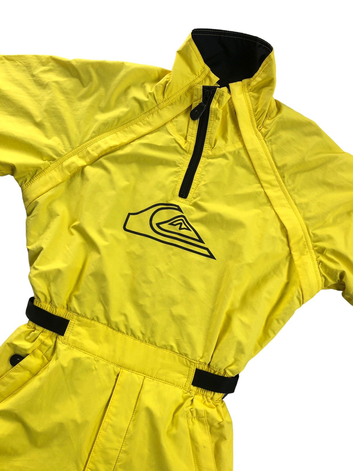 Quicksilver × Vintage Vintage Quicksilver Yellow Jumpsuit Overall Size US 28 / EU 44 - 5 Thumbnail