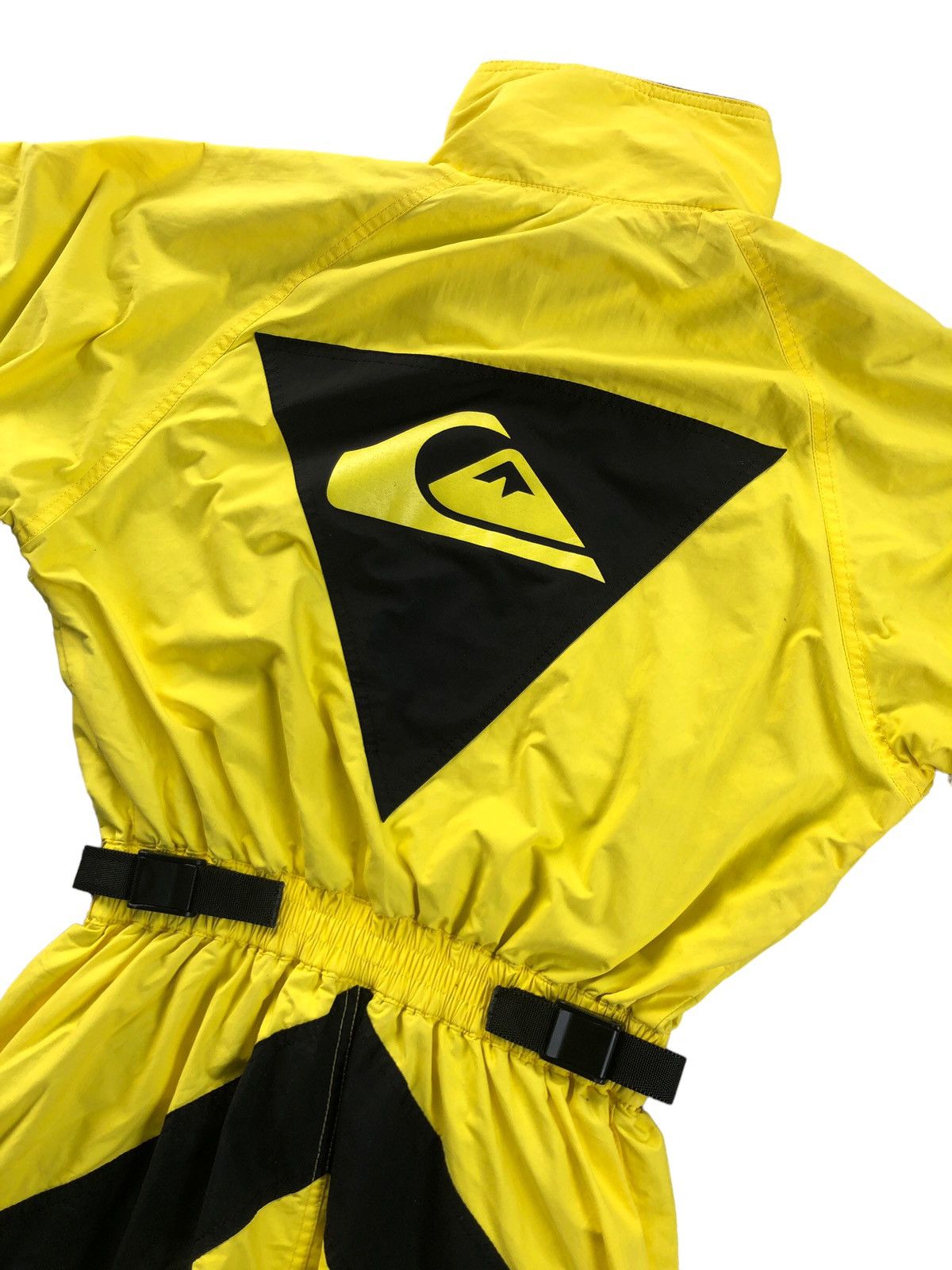 Quicksilver × Vintage Vintage Quicksilver Yellow Jumpsuit Overall Size US 28 / EU 44 - 14 Thumbnail