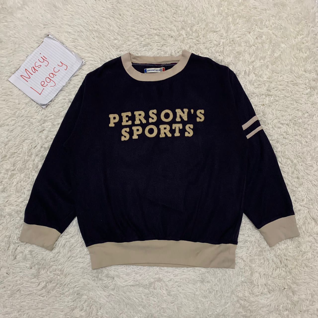 Japanese Brand Person’s sports big logo sweatshirt Size US L / EU 52-54 / 3 - 1 Thumbnail