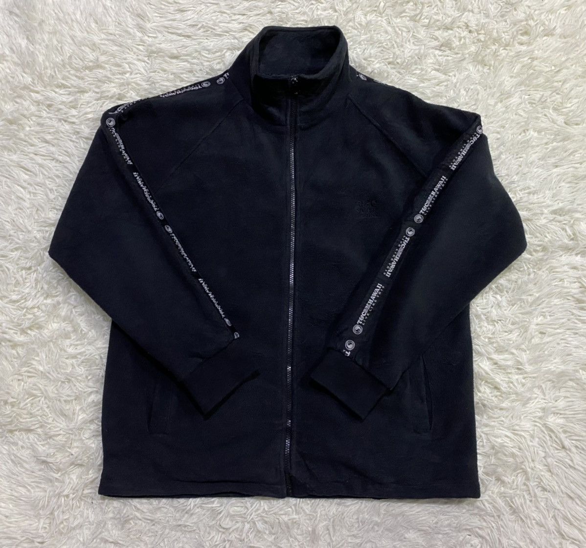 Vintage T&C Surf Design Side Tape Fleece Jacket Size US M / EU 48-50 / 2 - 4 Thumbnail