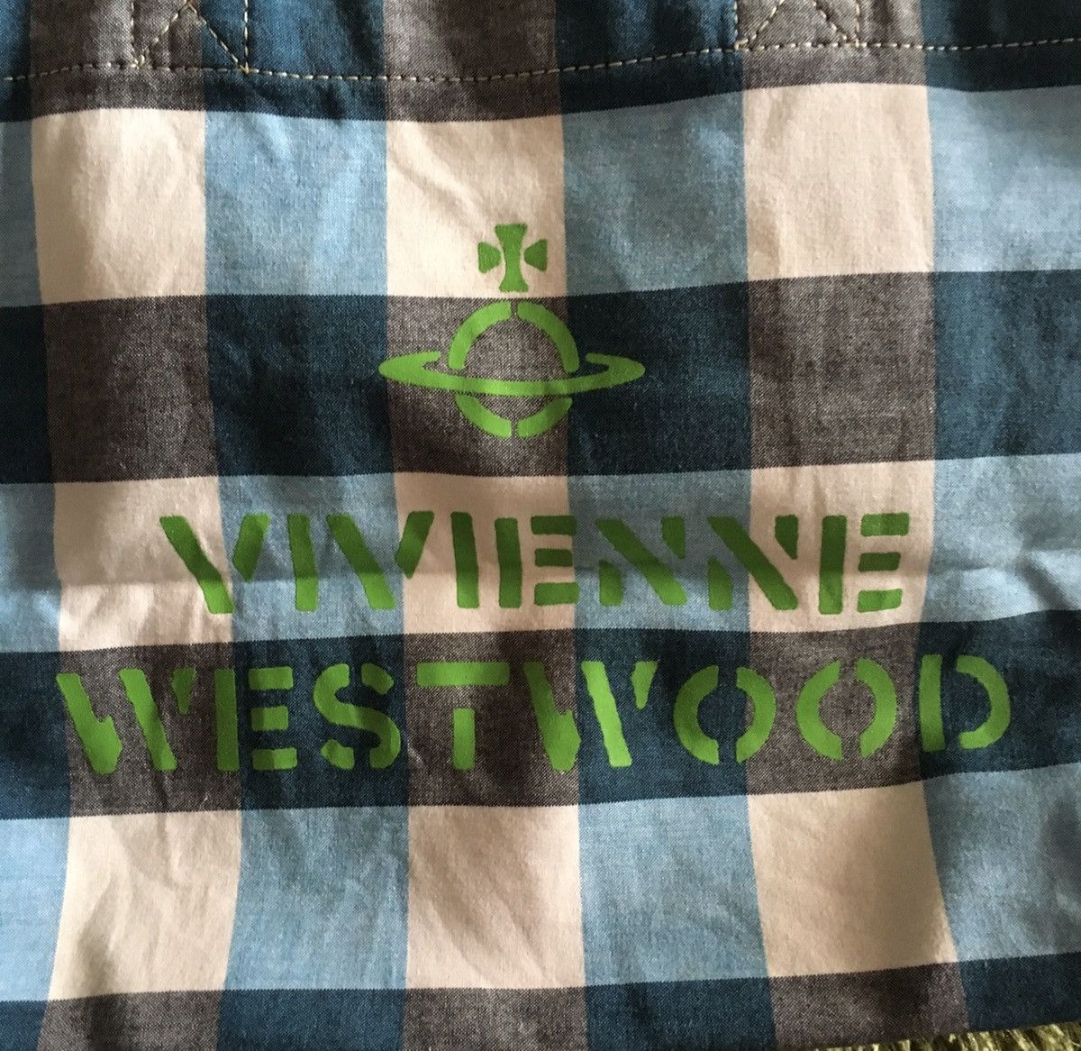 Vivienne Westwood Blue checked bag Size ONE SIZE - 2 Thumbnail