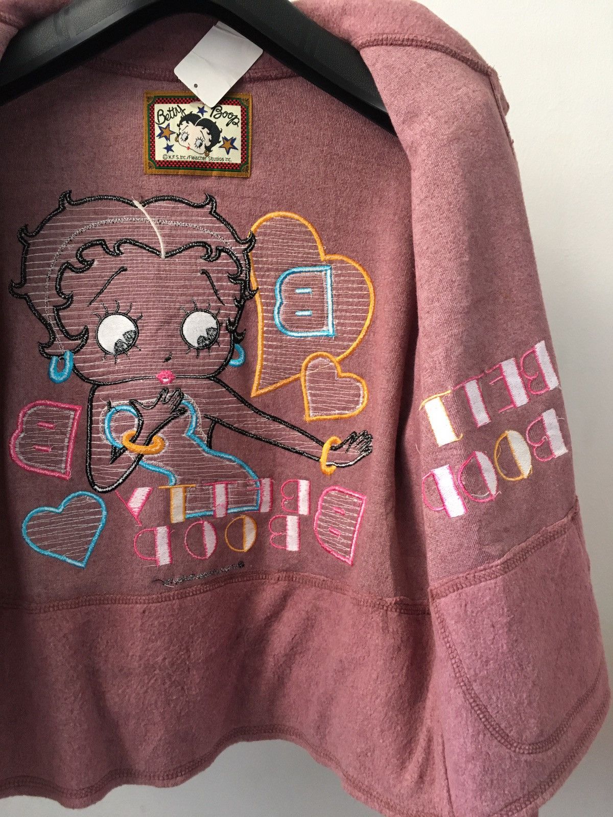 Vintage Betty boop embroidery fleece Size M / US 6-8 / IT 42-44 - 7 Thumbnail