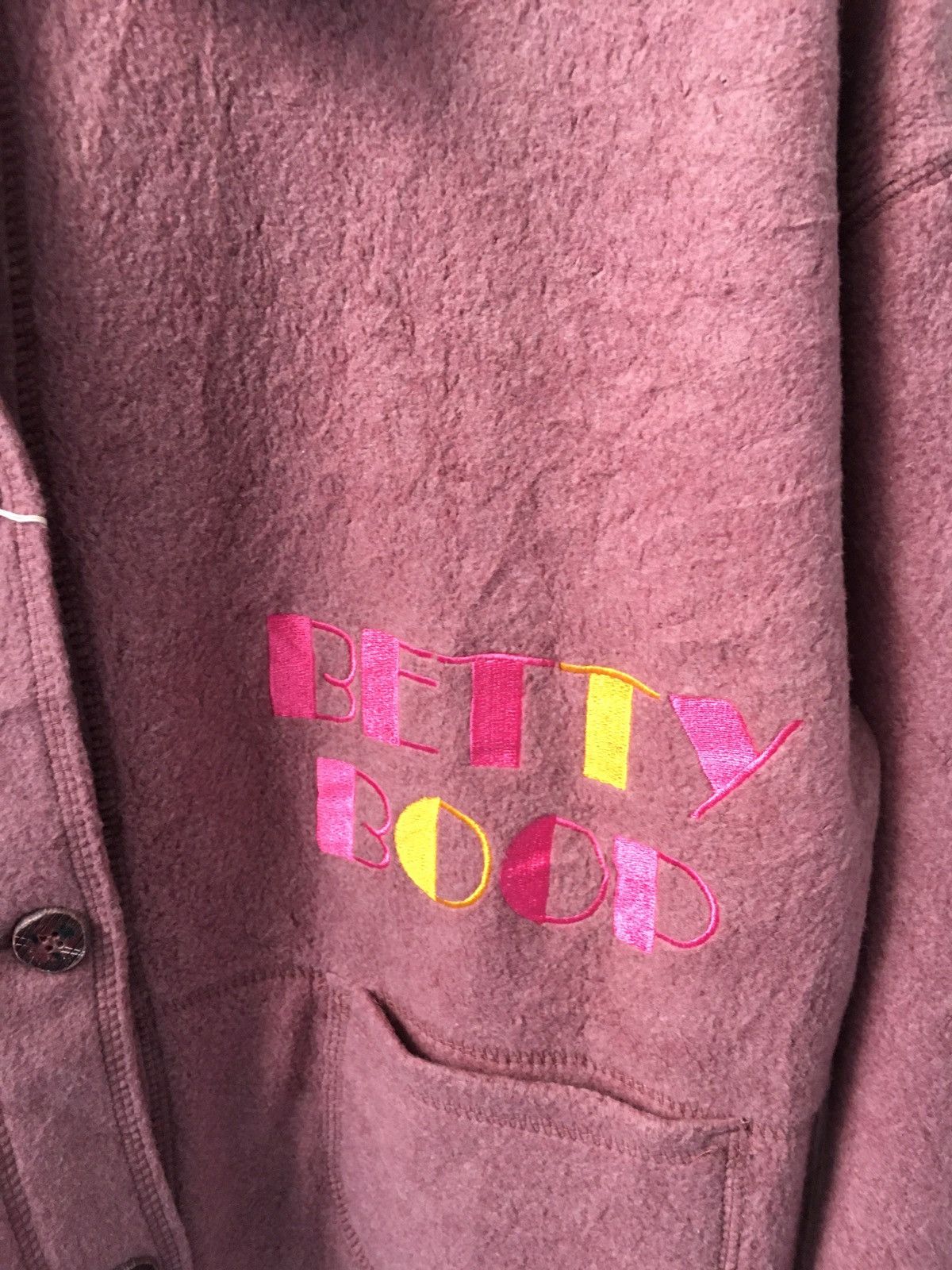 Vintage Betty boop embroidery fleece Size M / US 6-8 / IT 42-44 - 3 Thumbnail