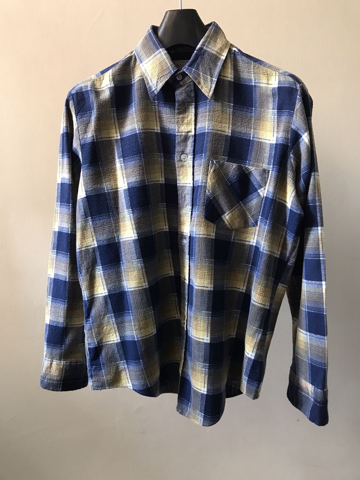 image of Sears Plaid Shirt, Men's (Size Medium)