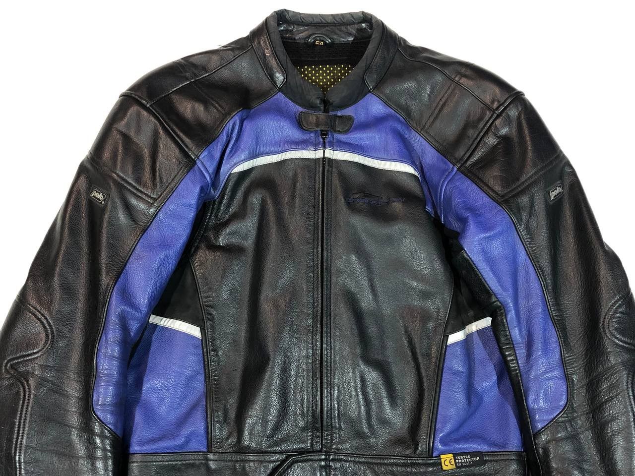 Other Polo Vintage Moto Racing Leather Jacket Size US L / EU 52-54 / 3 - 4 Thumbnail