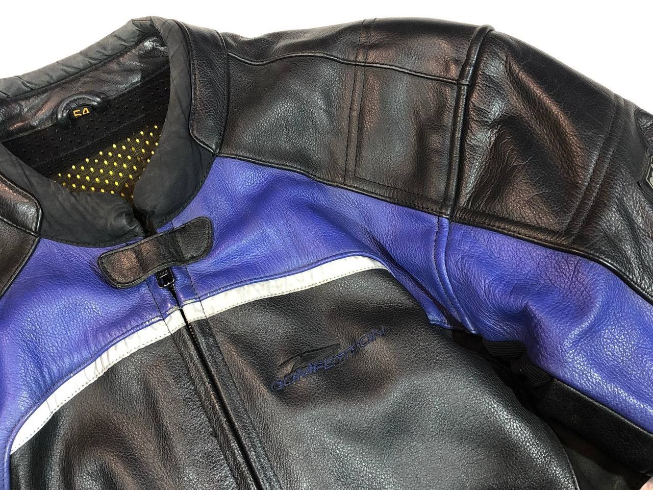 Other Polo Vintage Moto Racing Leather Jacket Size US L / EU 52-54 / 3 - 5 Thumbnail