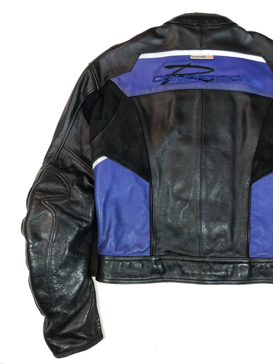 Other Polo Vintage Moto Racing Leather Jacket Size US L / EU 52-54 / 3 - 10 Thumbnail