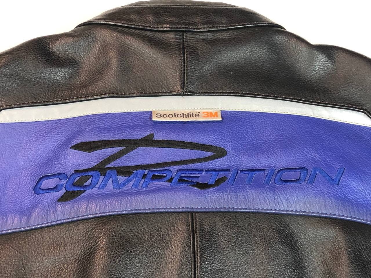 Other Polo Vintage Moto Racing Leather Jacket Size US L / EU 52-54 / 3 - 12 Thumbnail