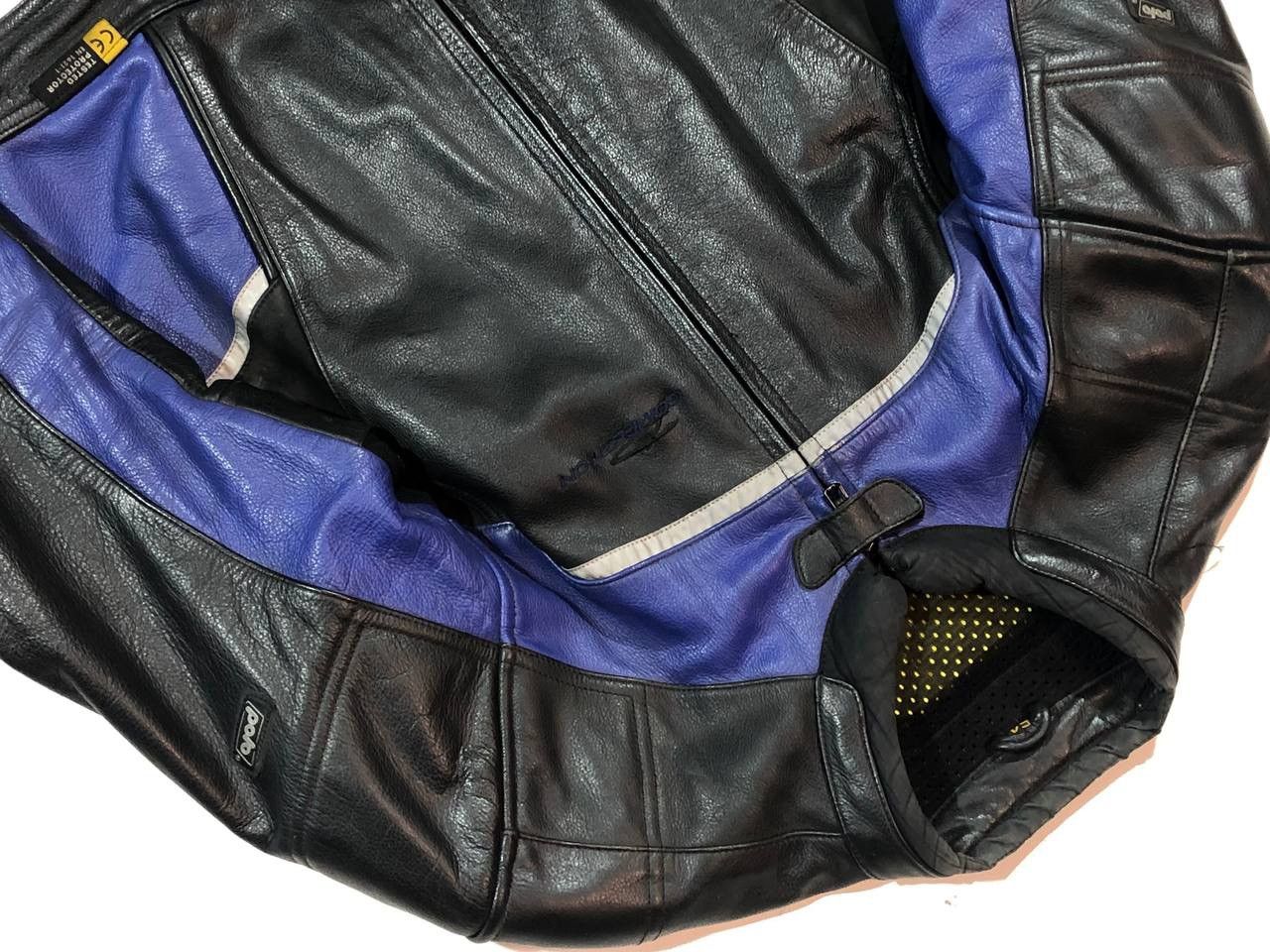 Other Polo Vintage Moto Racing Leather Jacket Size US L / EU 52-54 / 3 - 8 Thumbnail
