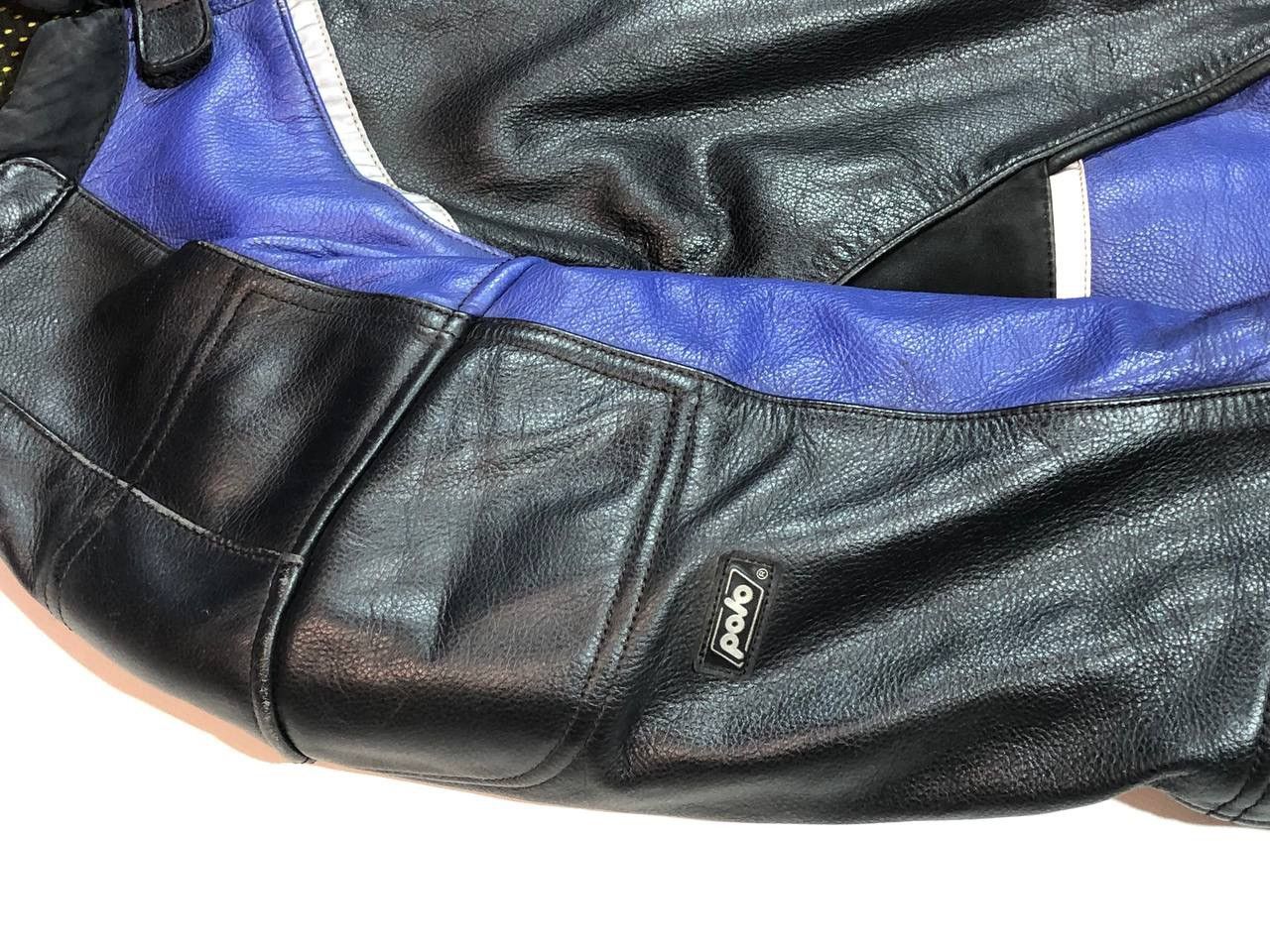 Other Polo Vintage Moto Racing Leather Jacket Size US L / EU 52-54 / 3 - 6 Thumbnail