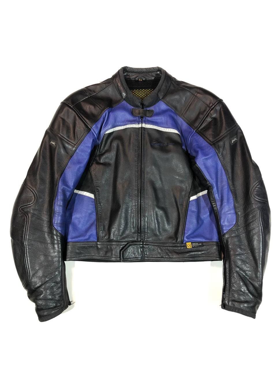 Leather Jacket × MOTO × Racing Polo Vintage Moto Racing Leather Jacket × MOTO × Racing Polo Vintage Moto Racing
