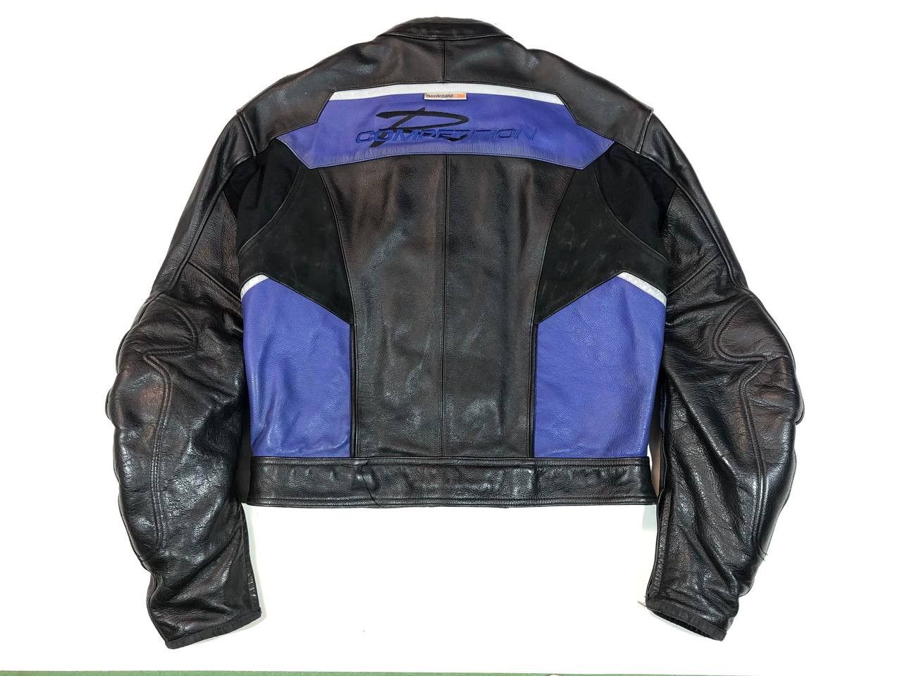 Other Polo Vintage Moto Racing Leather Jacket Size US L / EU 52-54 / 3 - 9 Thumbnail