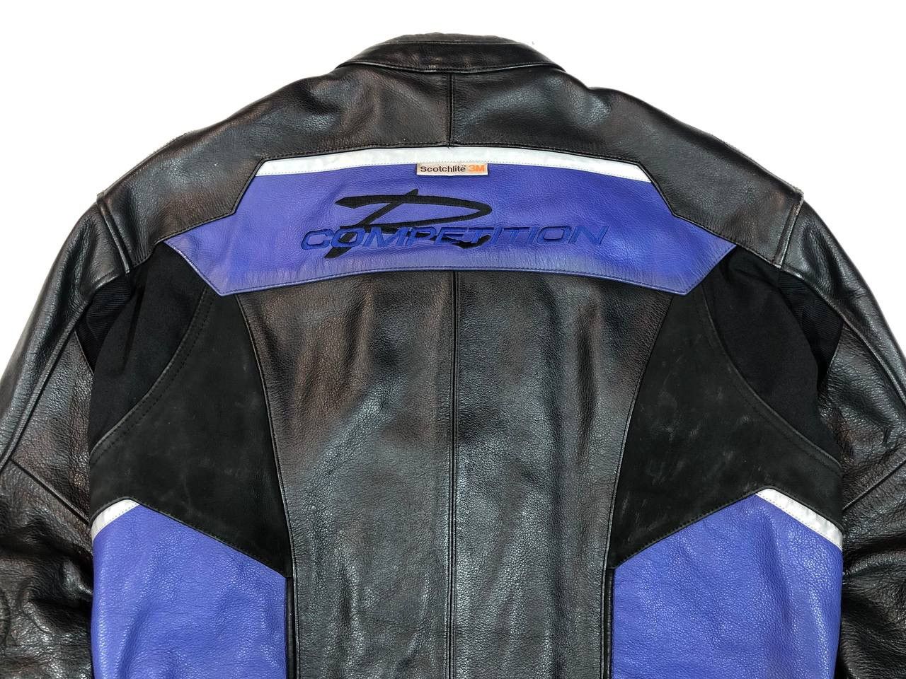 Other Polo Vintage Moto Racing Leather Jacket Size US L / EU 52-54 / 3 - 11 Thumbnail