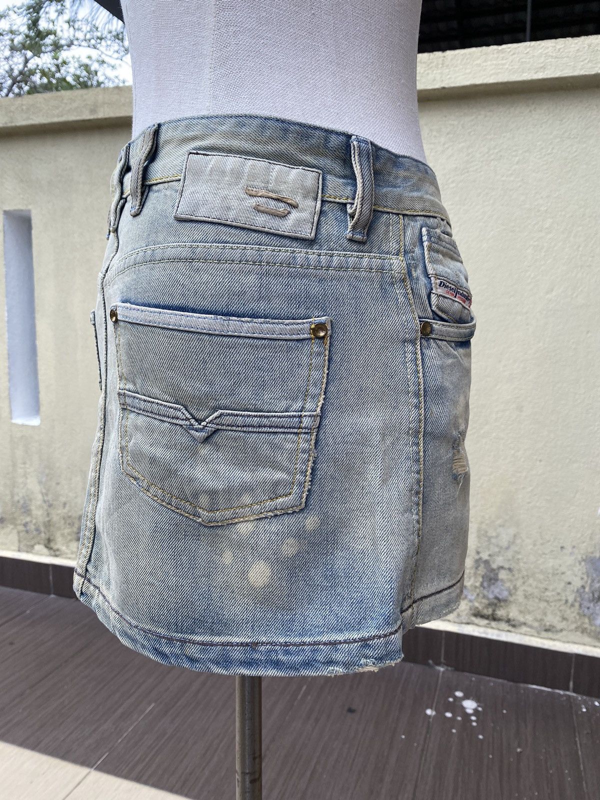 Diesel vintage denim short skirt Size 25" / US 0 / IT 36 - 4 Thumbnail