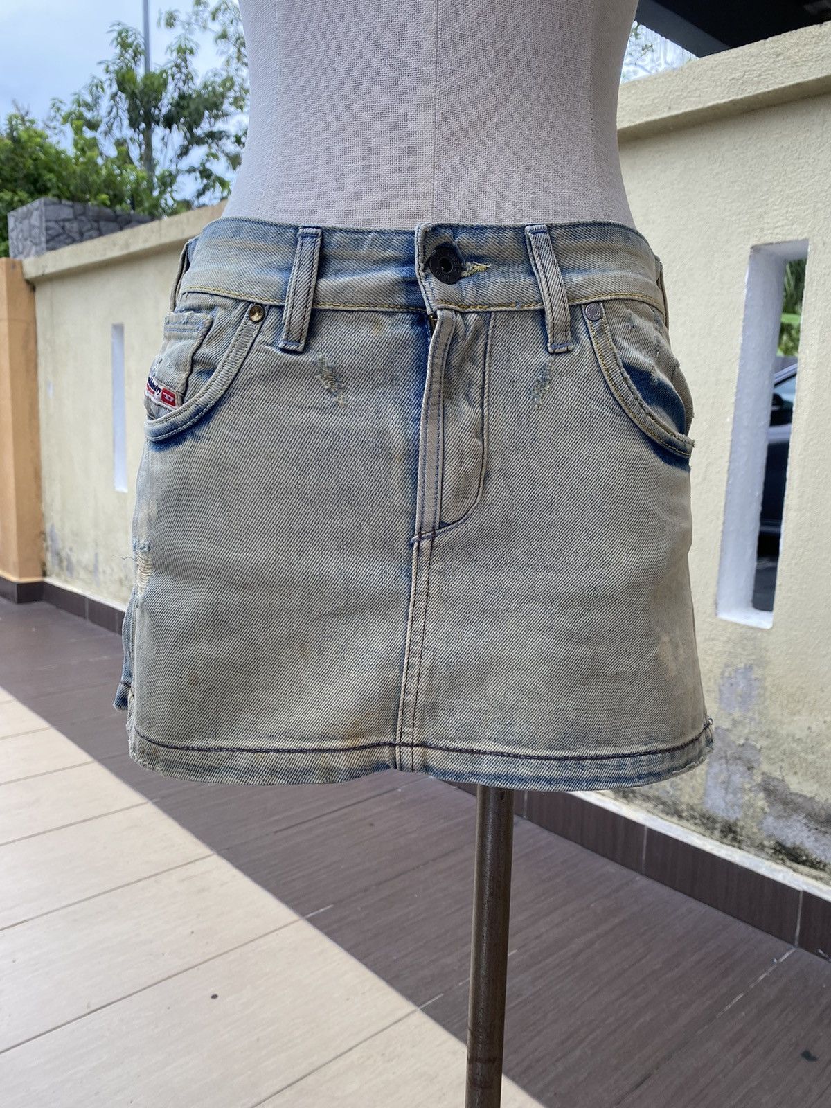 Diesel vintage denim short skirt Size 25" / US 0 / IT 36 - 1 Thumbnail