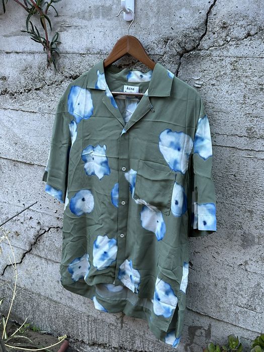 Acne Studios RARE GRAIL Acne studios elms cloud burst button up