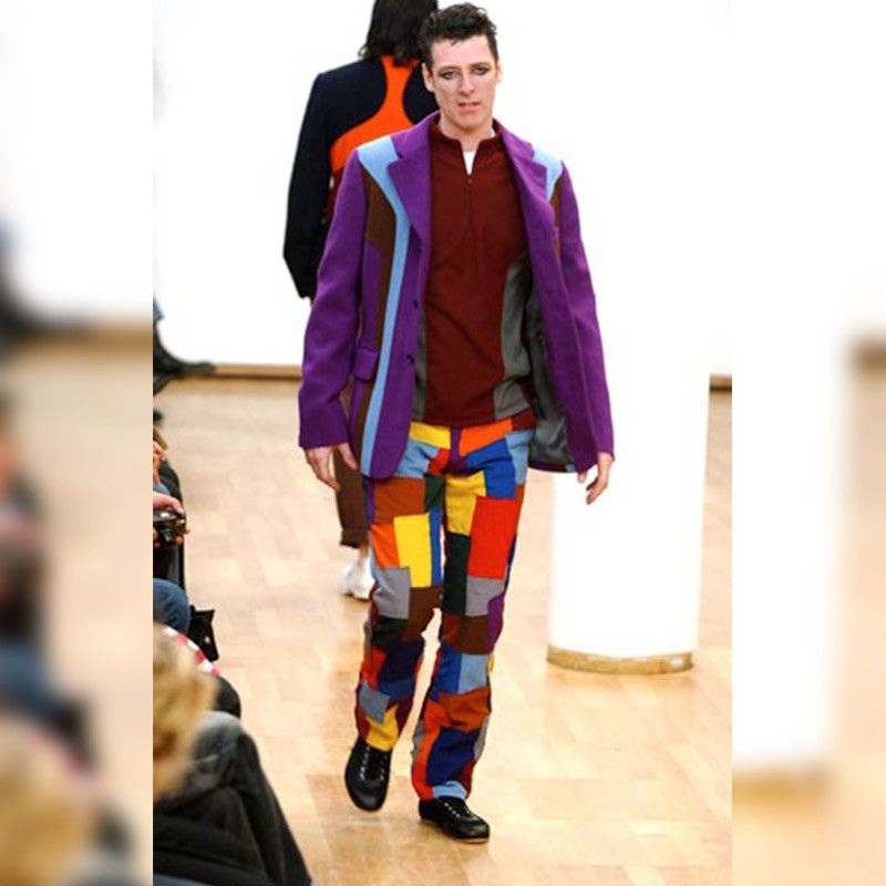 Comme des Garcons Homme Plus Comme Des Garçons Homme Plus 2003AW Wool Patchwork Pants Size US 31 - 7 Thumbnail