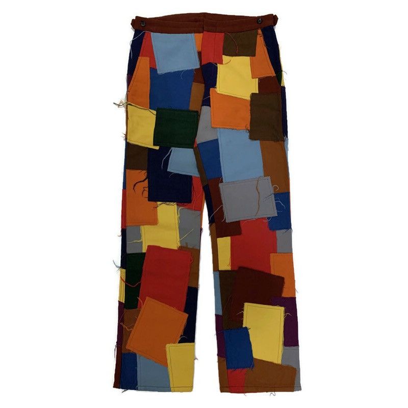 Comme des Garcons Homme Plus Comme Des Garçons Homme Plus 2003AW Wool Patchwork Pants Size US 31 - 1 Thumbnail