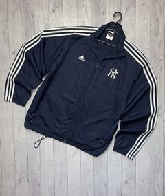 Vintage 1980’s Adidas New York Yankees Jersey Cut And Sewn Clean Made In USA