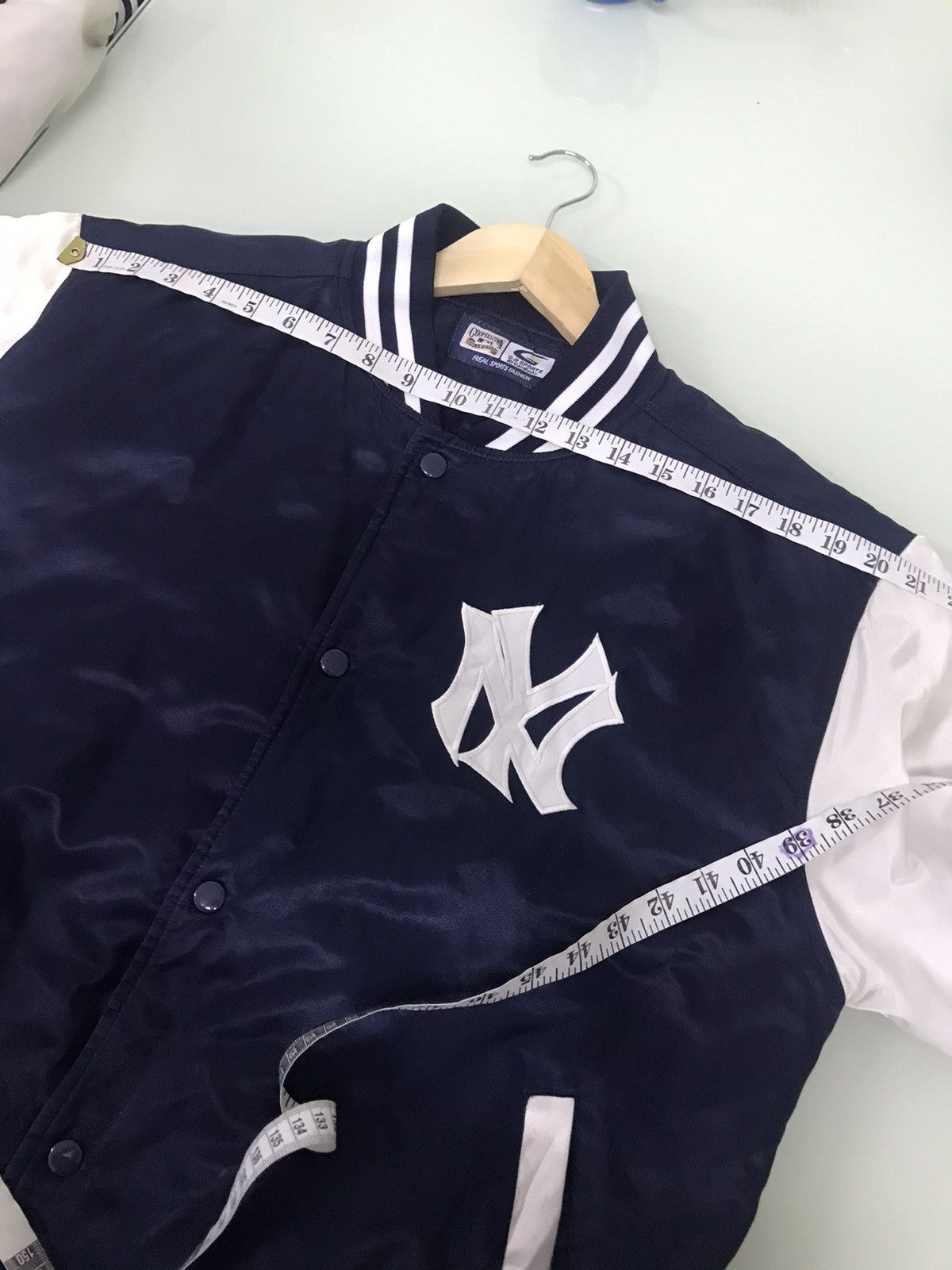 New York Yankees Vintage MLB Yankees vs Dodgers Varsity Jacket Size US L / EU 52-54 / 3 - 21 Thumbnail