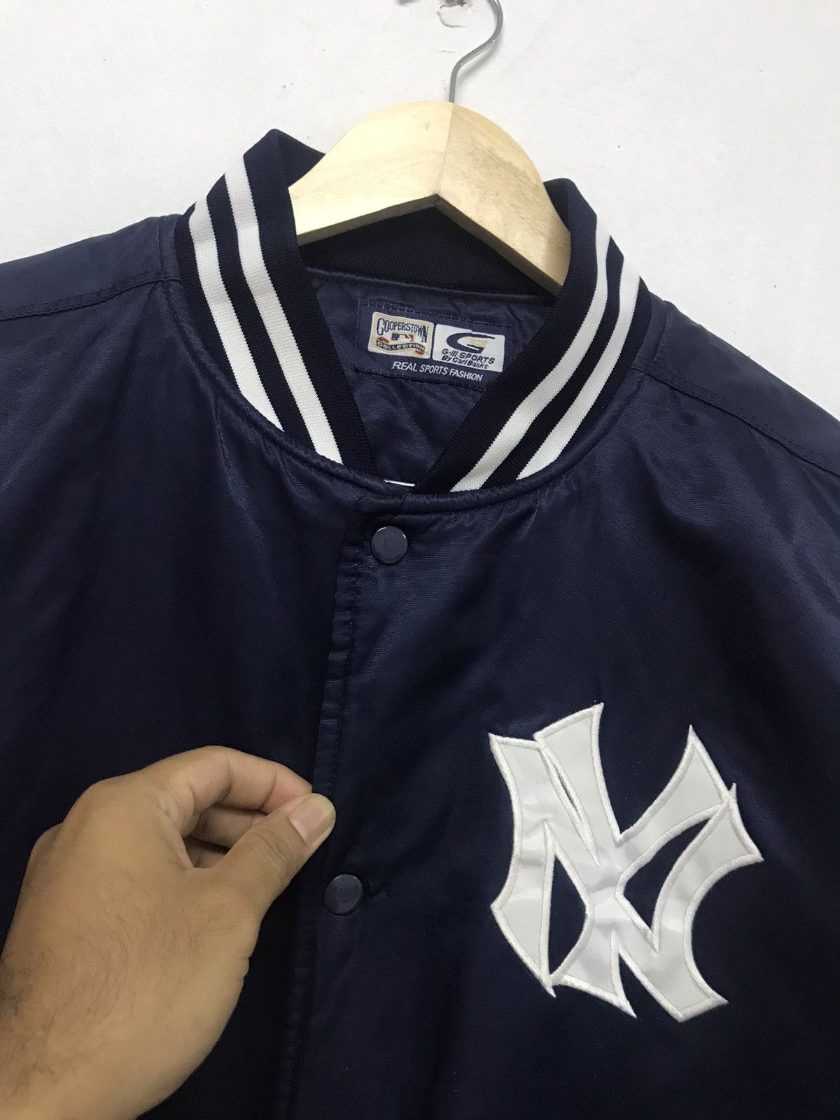 New York Yankees Vintage MLB Yankees vs Dodgers Varsity Jacket Size US L / EU 52-54 / 3 - 11 Thumbnail