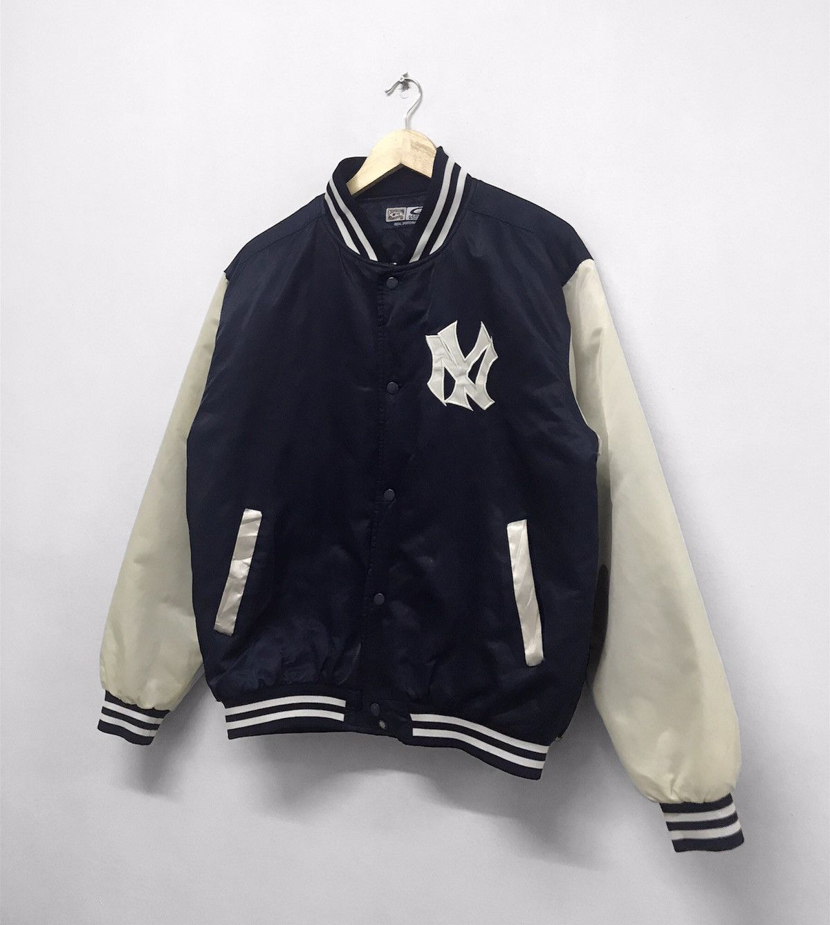 New York Yankees Vintage MLB Yankees vs Dodgers Varsity Jacket Size US L / EU 52-54 / 3 - 2 Thumbnail