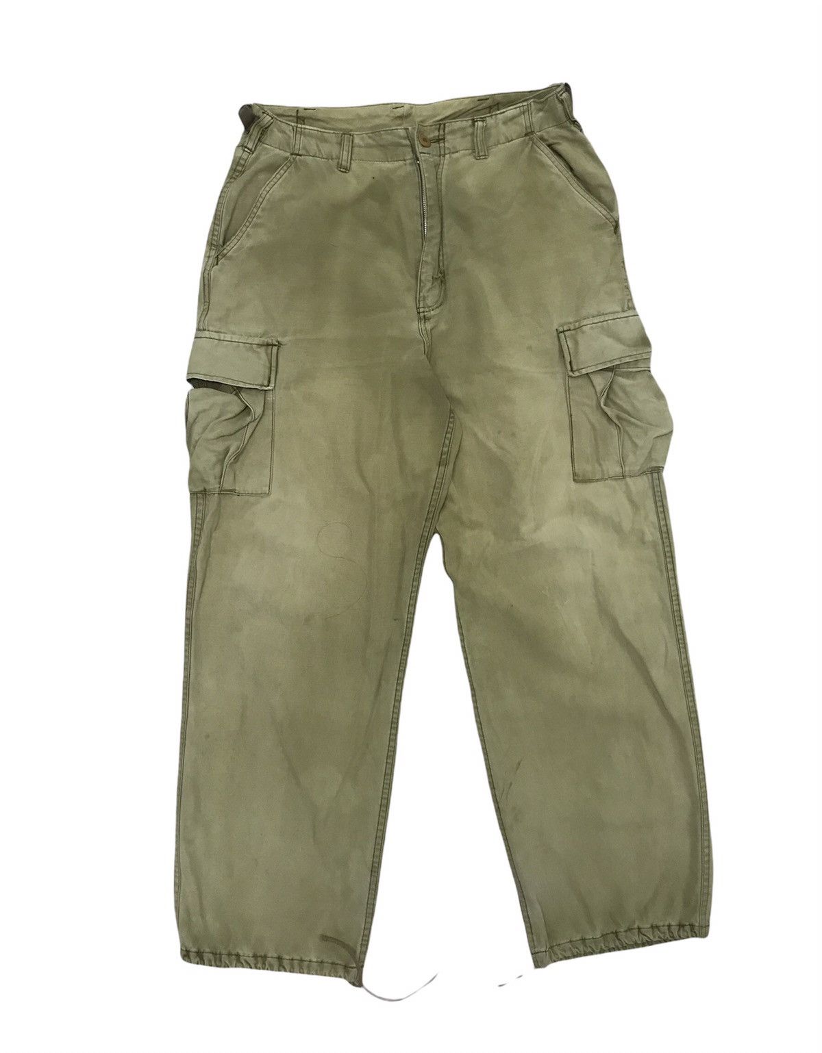 Vintage Vintage Unknown Military Loose Cut Cargo Pants Size US 32 / EU 48 - 1 Thumbnail