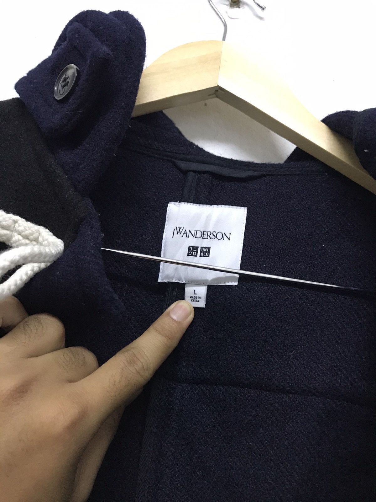 Japanese Brand Nice❗️J.W Anderson x Uniqlo Wool Duffle Coat Size US L / EU 52-54 / 3 - 16 Thumbnail